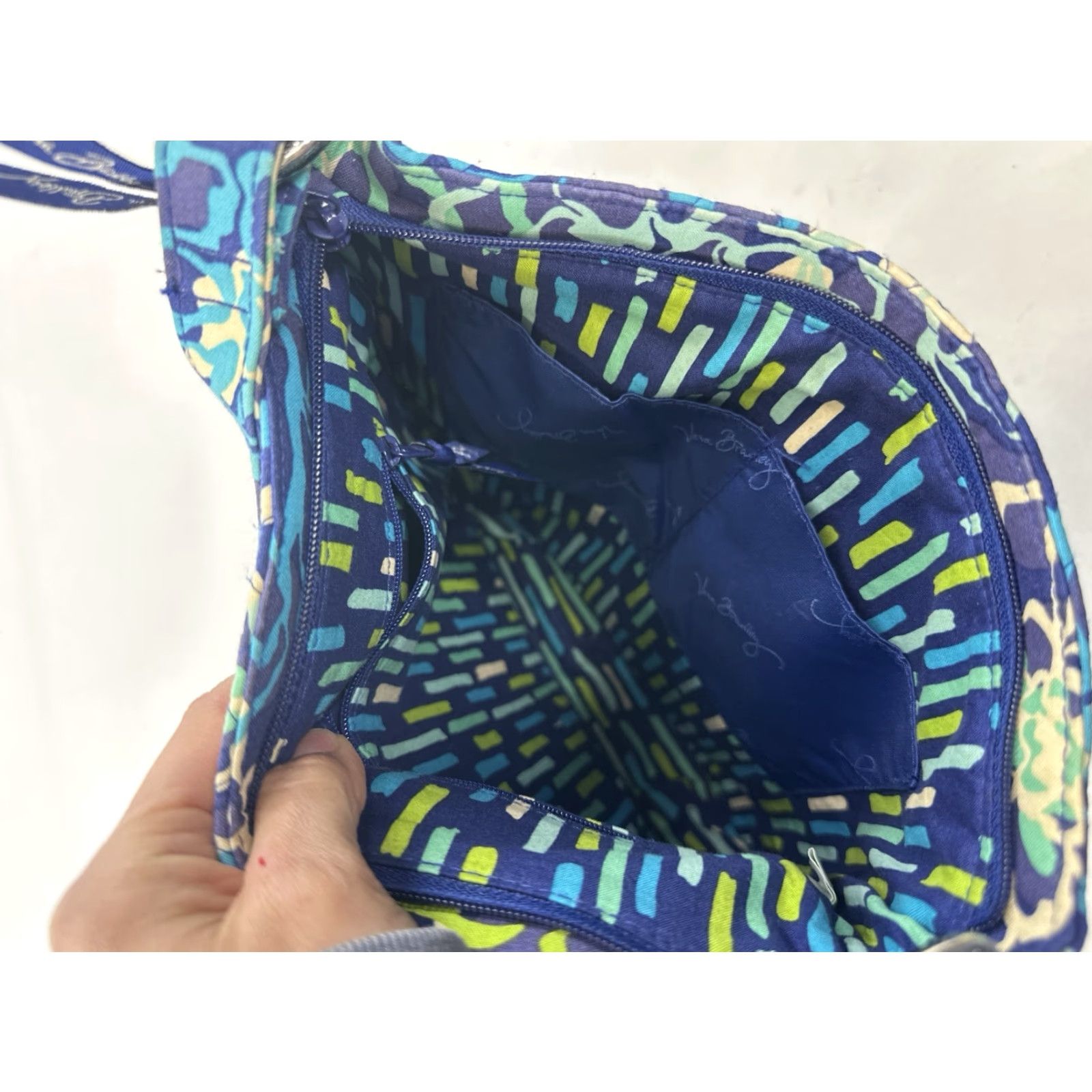 Vera Bradley Vera Bradley Crossbody Bag Katalina Blues Floral Quilted Multicolor Fabric Women's Bag Size ONE SIZE - 6 Thumbnail