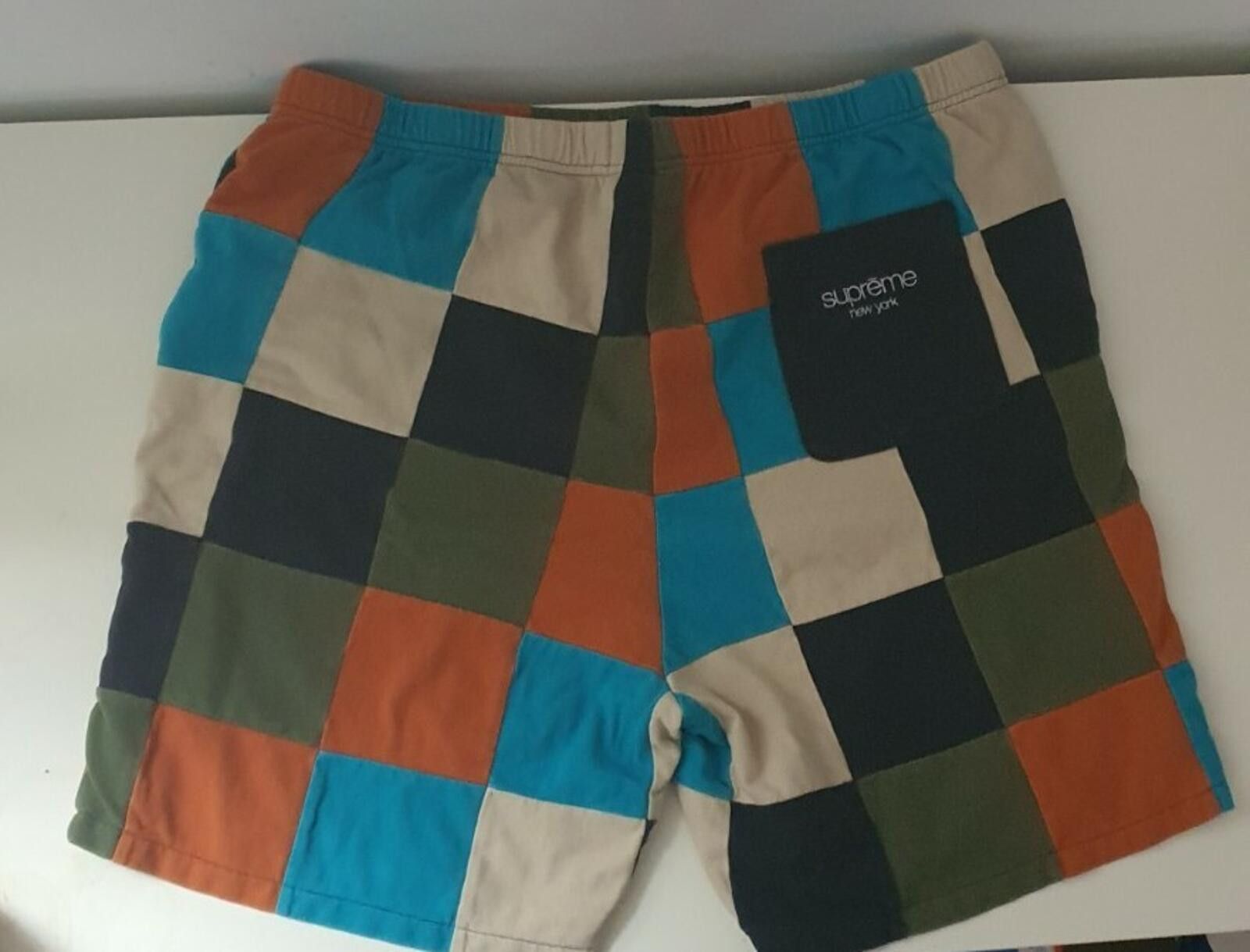 Supreme Supreme Patchwork Knit Shorts Multicolor | Grailed