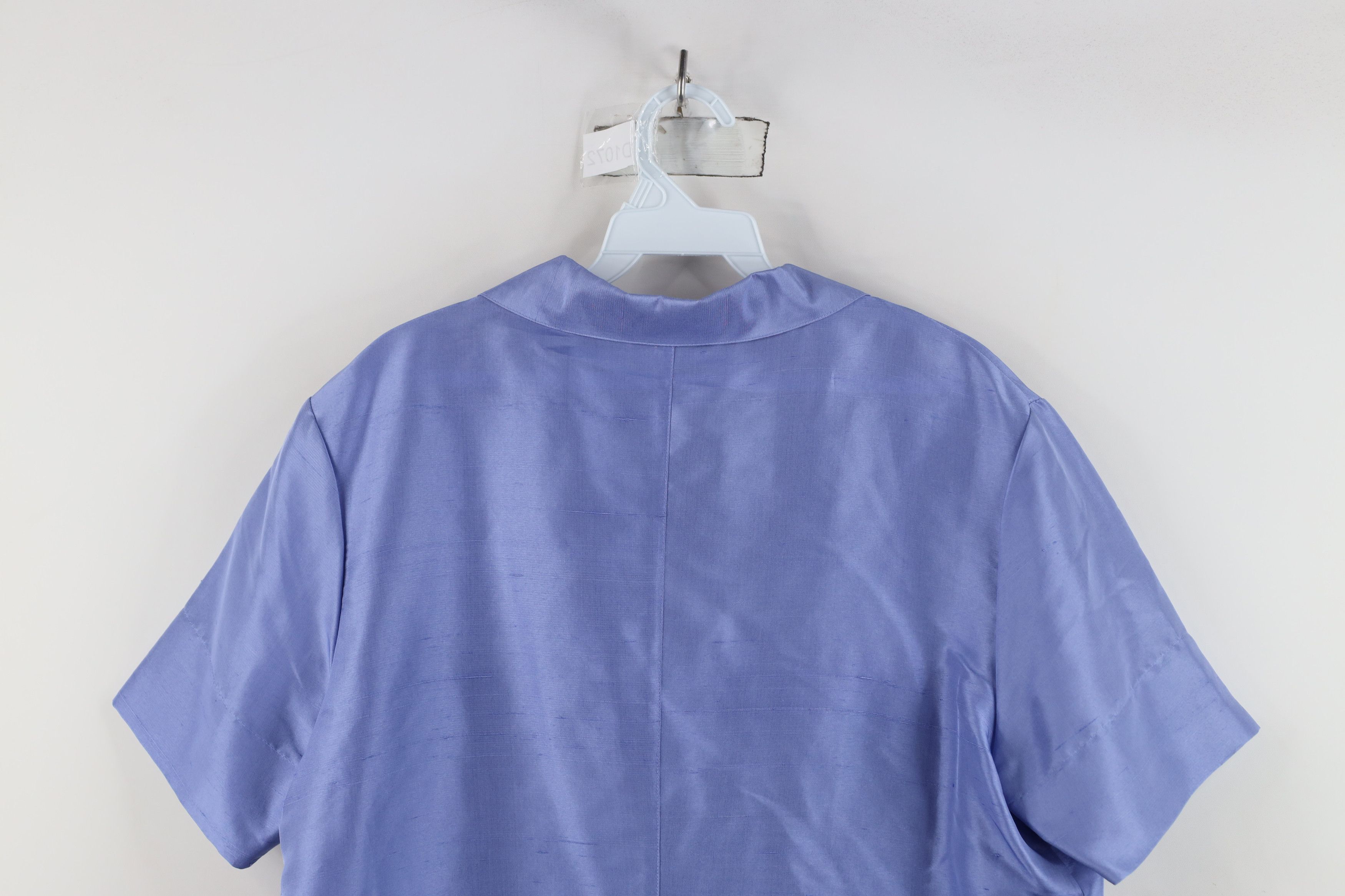 Vintage Vintage 90s Streetwear Short Sleeve Collared Button Shirt Size L / US 10 / IT 46 - 9 Thumbnail