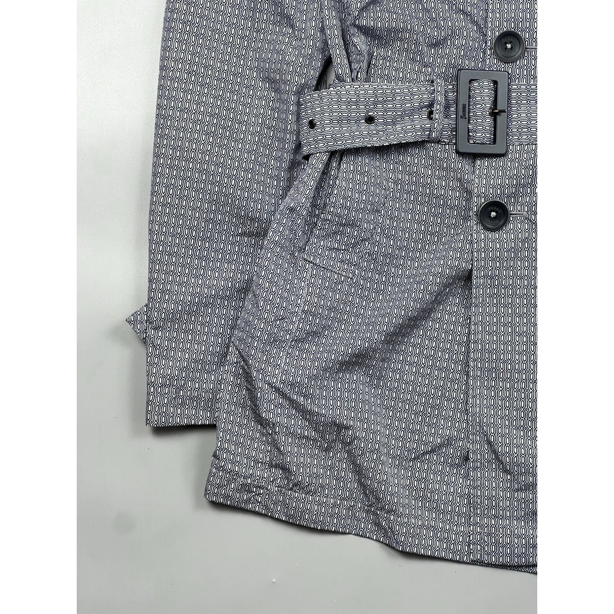 Herno Herno Patterned Nylon Trench Coat (Y0720) Size US S / EU 44-46 / 1 - 2 Thumbnail