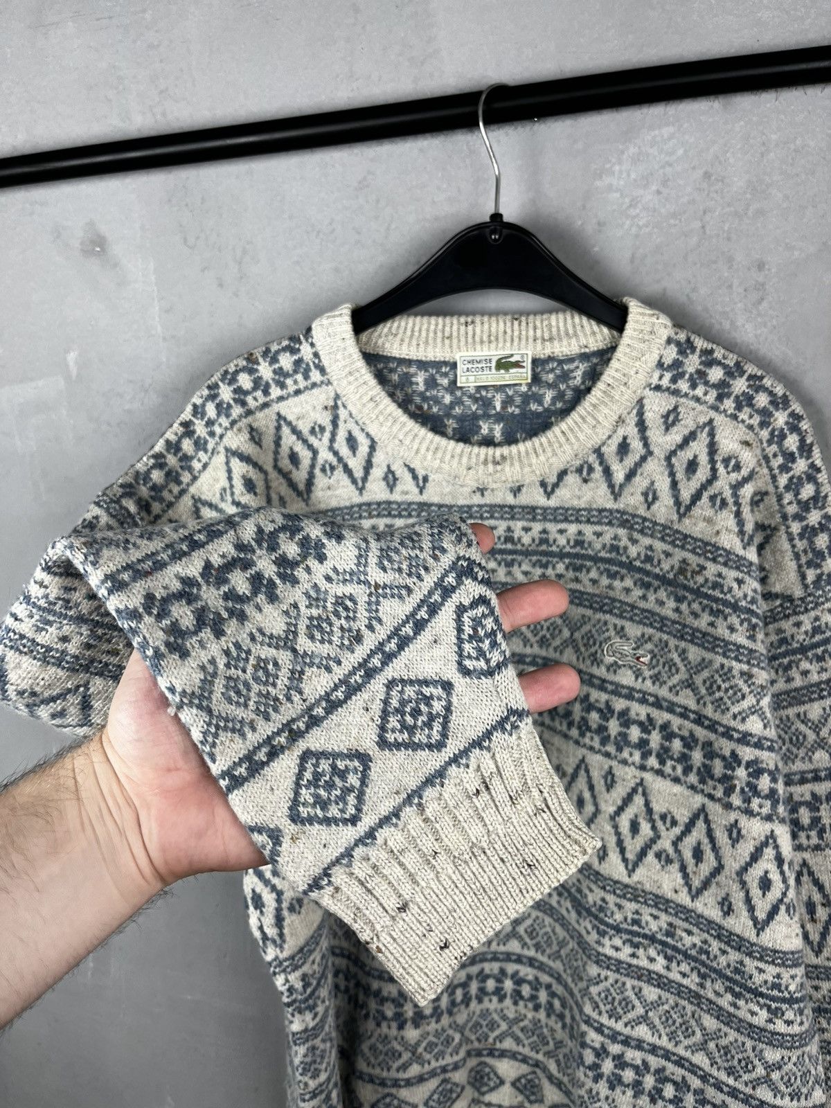 Lacoste × Vintage Lacoste knit sweater vintage 90s Size US L / EU 52-54 / 3 - 10 Thumbnail