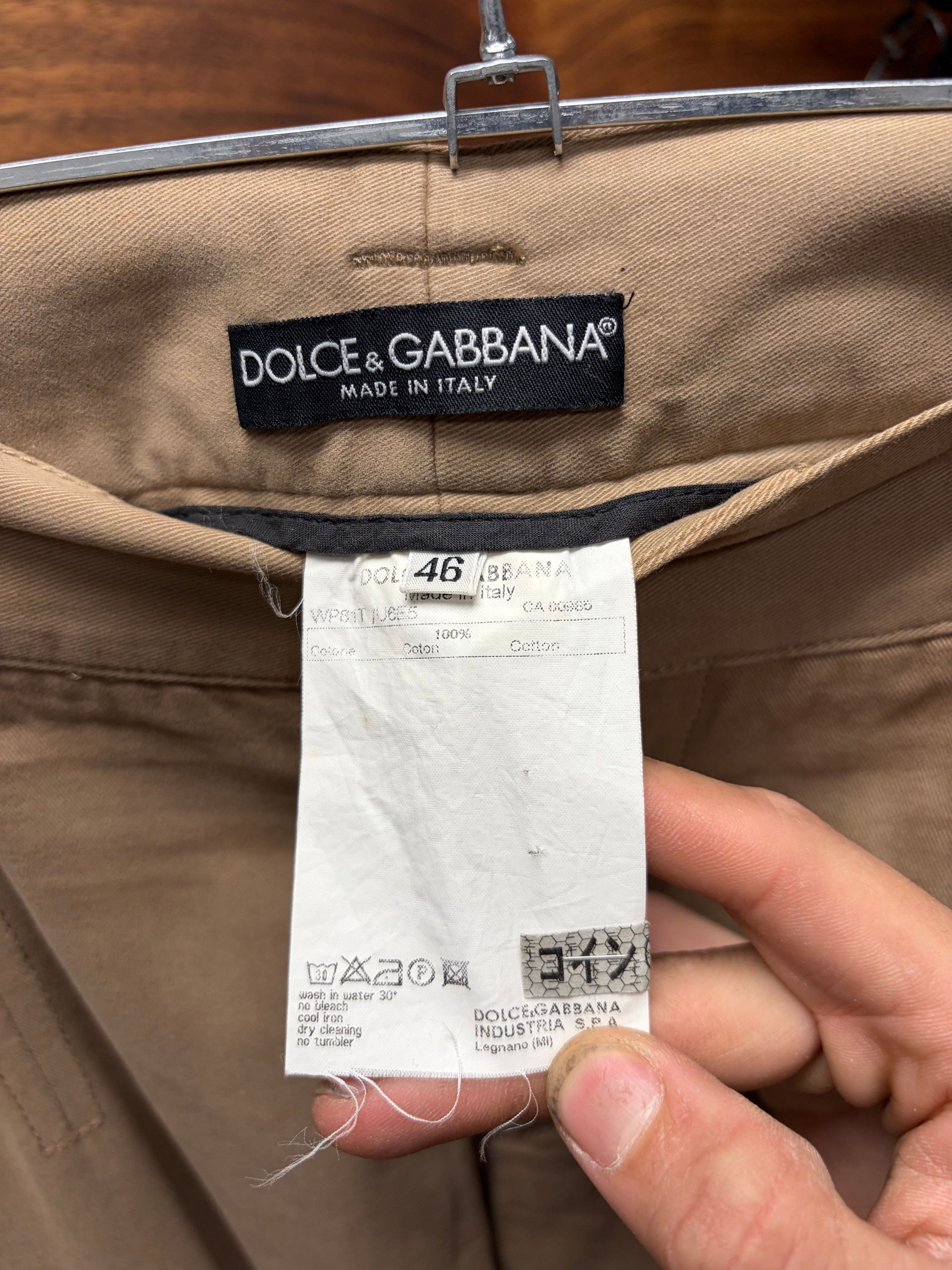 Dolce & Gabbana 2000s Dolce & Gabbana Brown Zip-Closure Cargo Pants Size US 33 - 3 Thumbnail