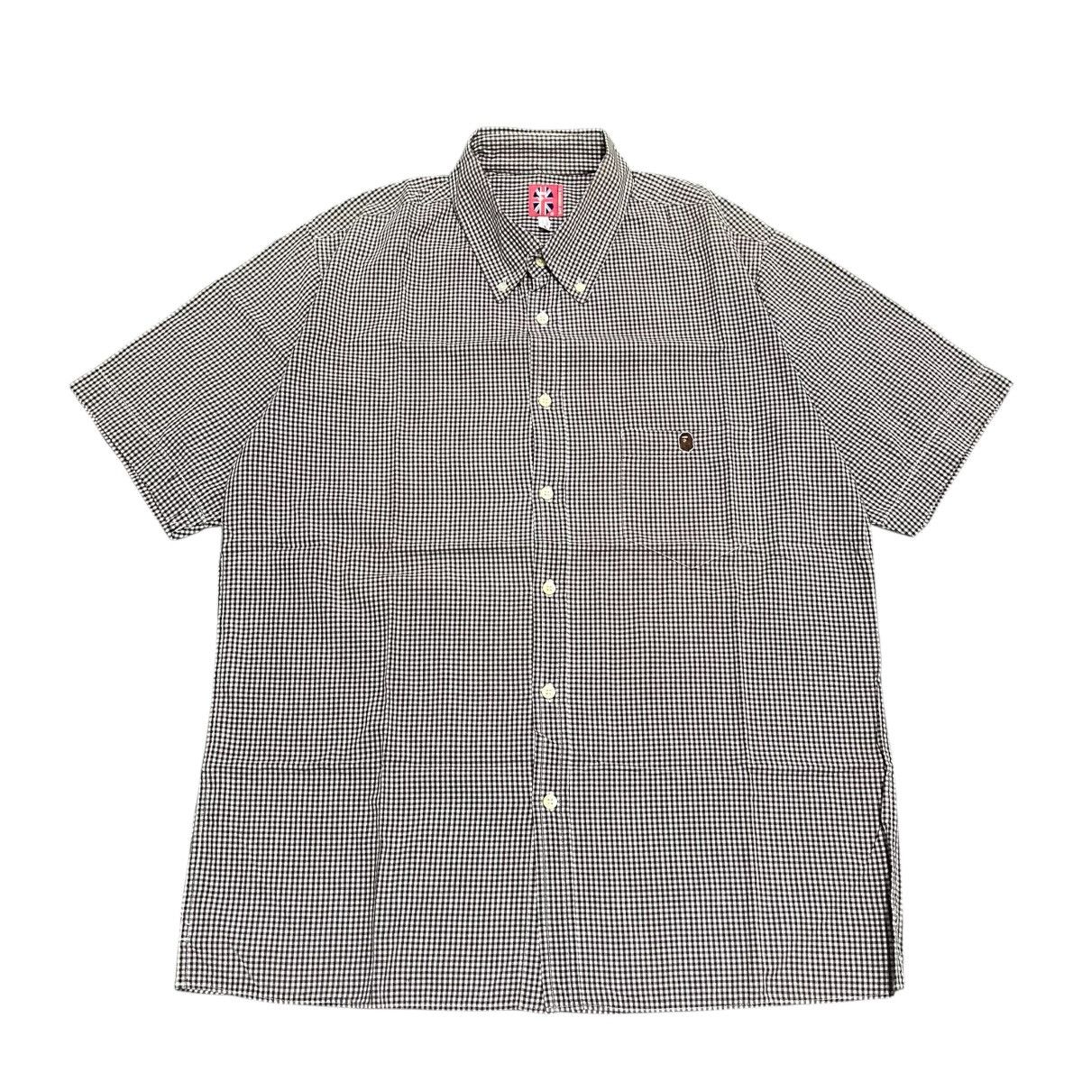 Bape 90a A Bating Ape Pocket Plaid Shirt Size US XL / EU 56 / 4 - 1 Thumbnail