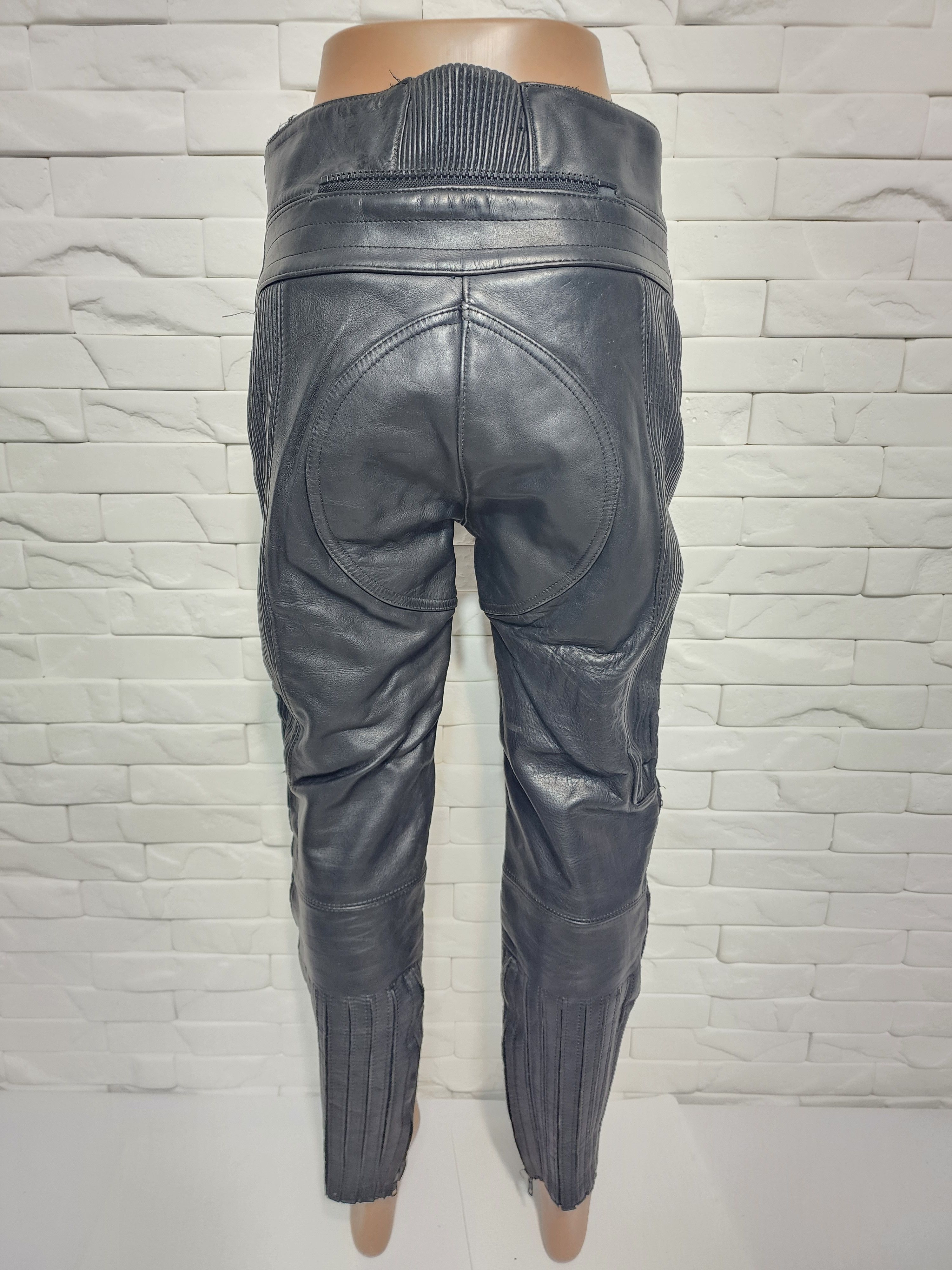 Sports Specialties Vintage Black Leather Biker Pants Size 30" / US 8 / IT 44 - 5 Thumbnail
