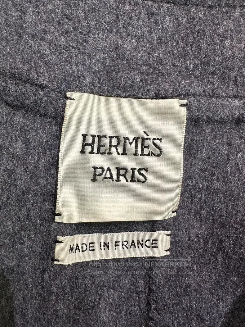 Hermes Hermes Double-Sided Cashmere Mixed Leather Short Jacket Size XXS / US 00 / IT 34 - 6 Thumbnail