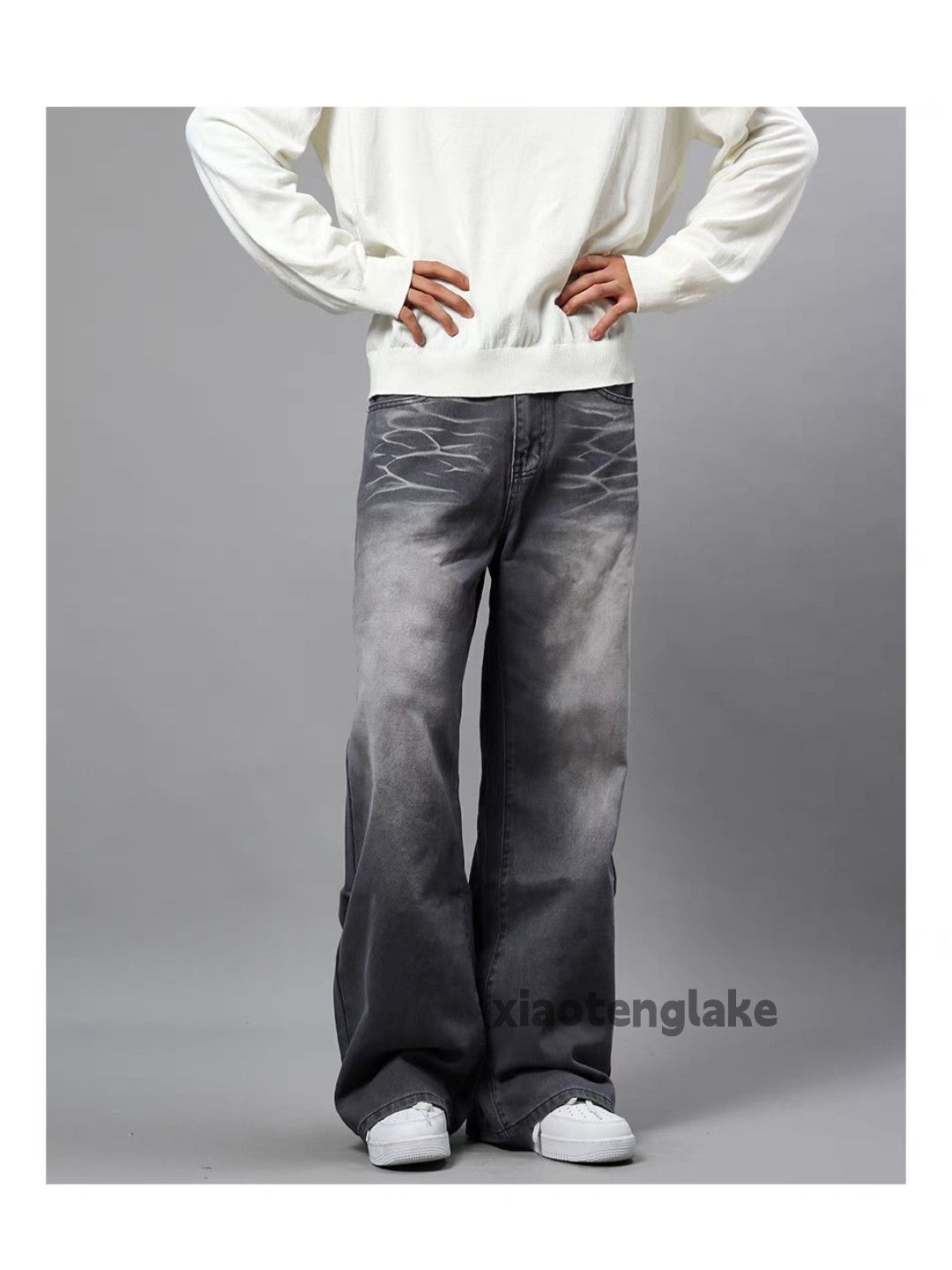 Jean × Vintage Washed faded cleanfit yuppie y2k hiphop work jeans Size US 30 / EU 46 - 2 Thumbnail