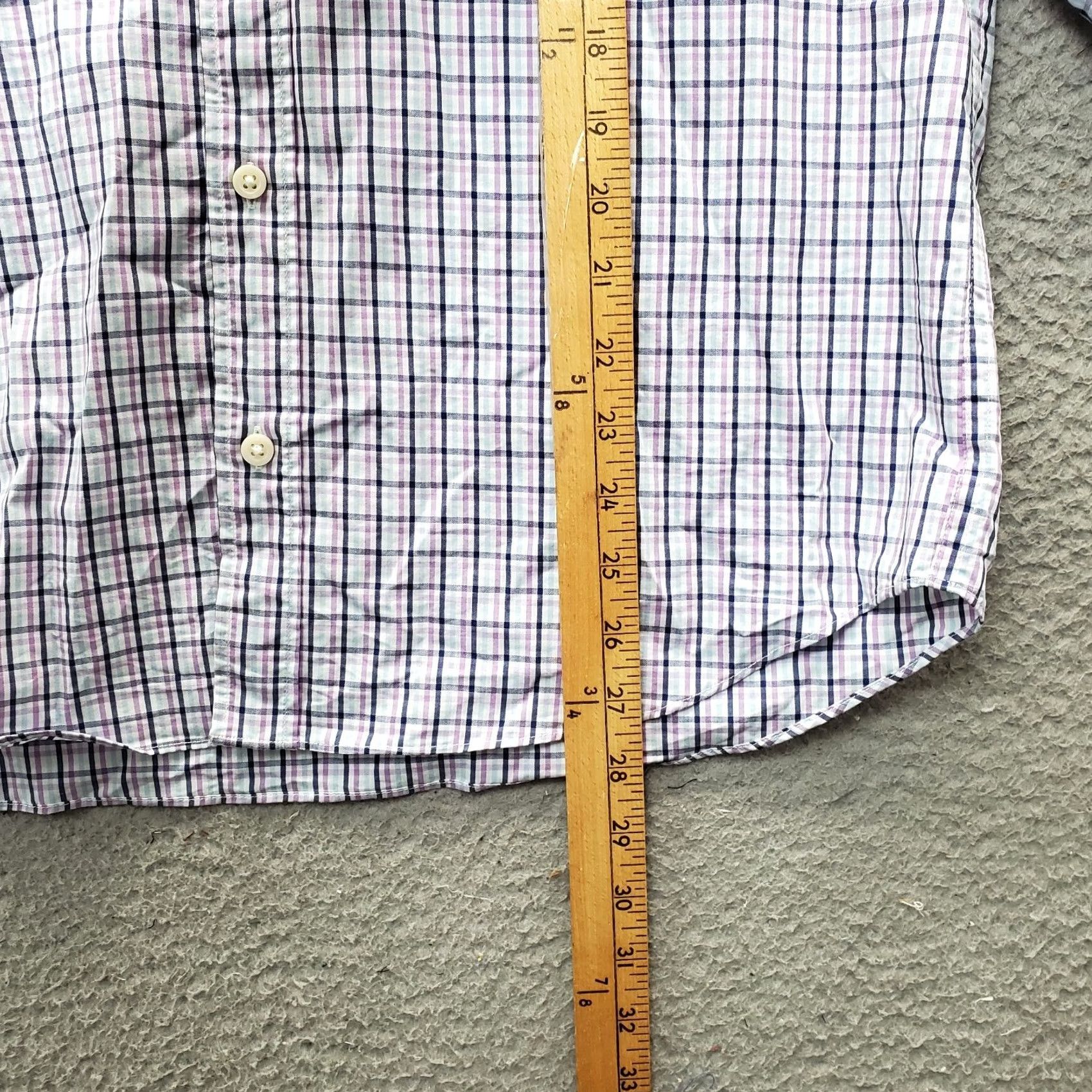 J.Crew J.CREW Casual Shirt Mens Large Multi Check Performance Slim Collared Button Down Size US L / EU 52-54 / 3 - 6 Thumbnail