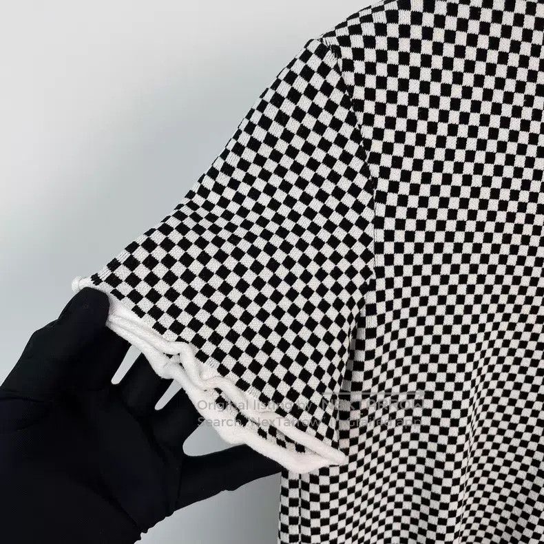 Louis Vuitton Louis Vuitton 2022ss black and white checkerboard short sl Size S / US 4 / IT 40 - 4 Thumbnail