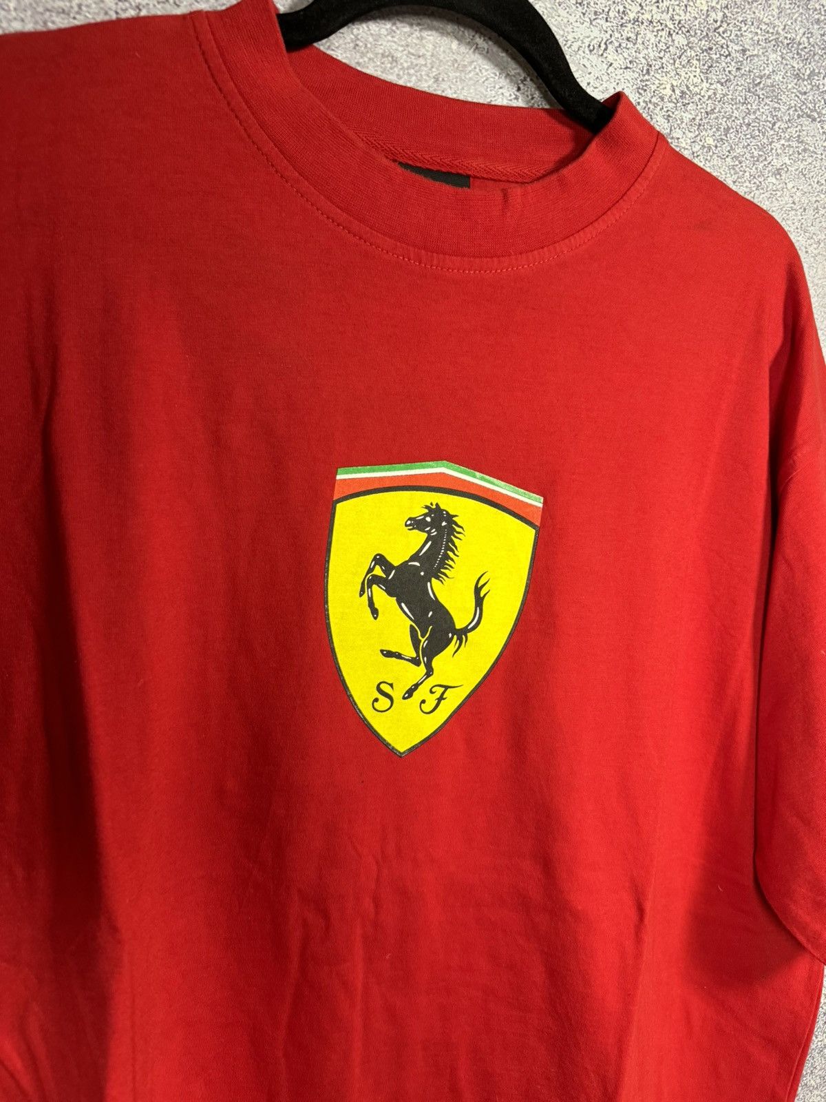 Ferrari × Vintage 00’s Vintage Ferrari Big Logo T shirt y2k XL size Size US XL / EU 56 / 4 - 7 Thumbnail
