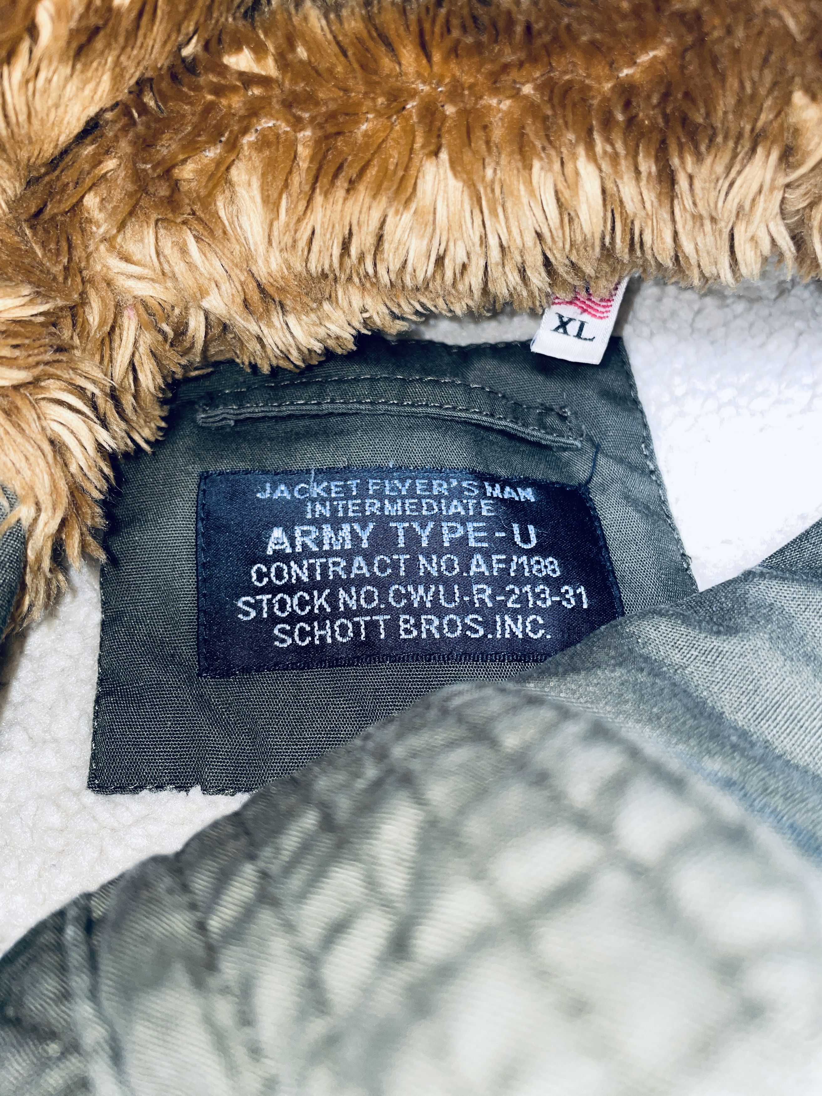 Other 🧥 69,90 € – Schott Bros. Fliegerjacke XL – gebraucht Size US XL / EU 56 / 4 - 3 Thumbnail