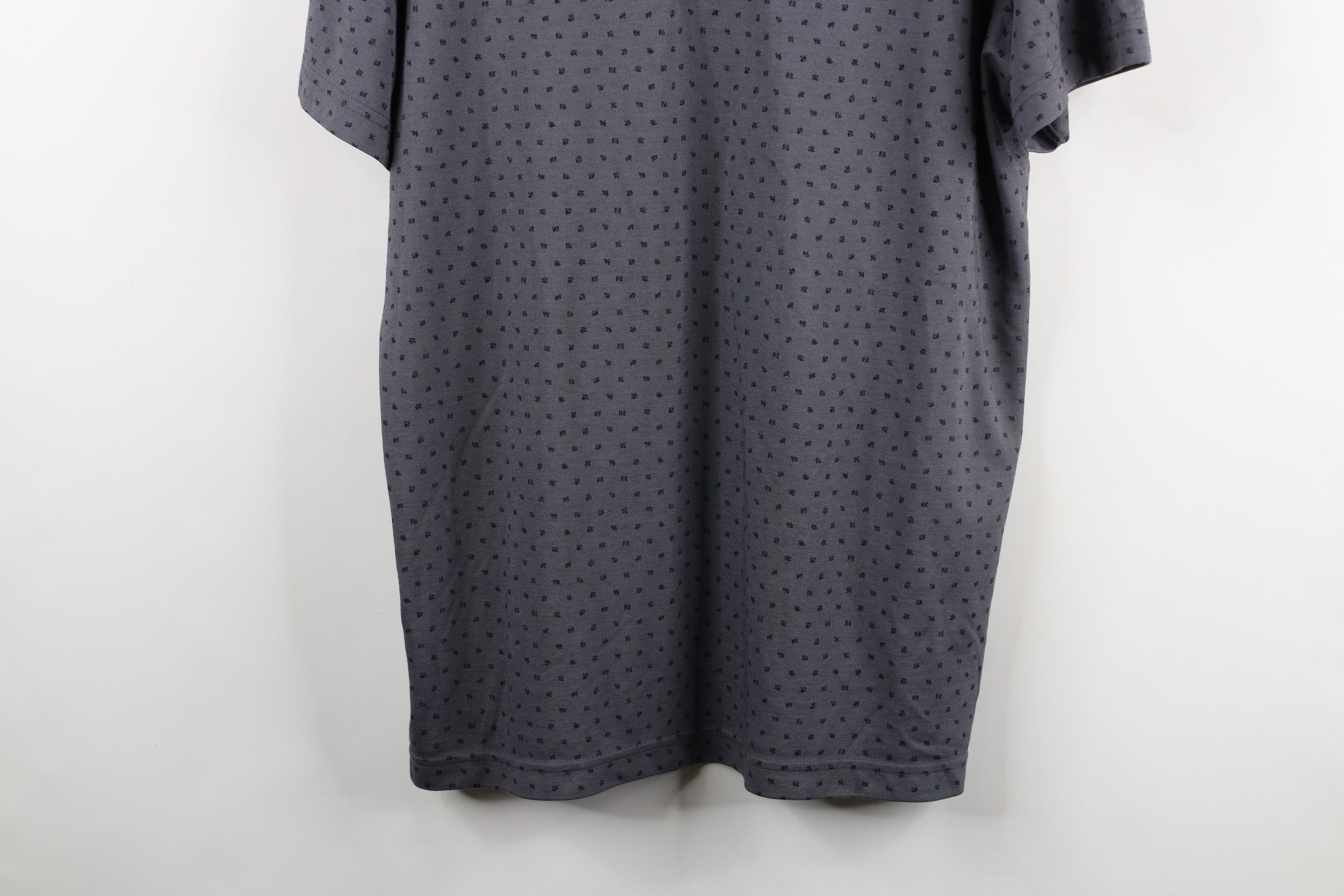 TravisMathew × Vintage Travis Mathew Geometric Knit Collared Golf POlo Shirt Gray Size US XL / EU 56 / 4 - 3 Thumbnail