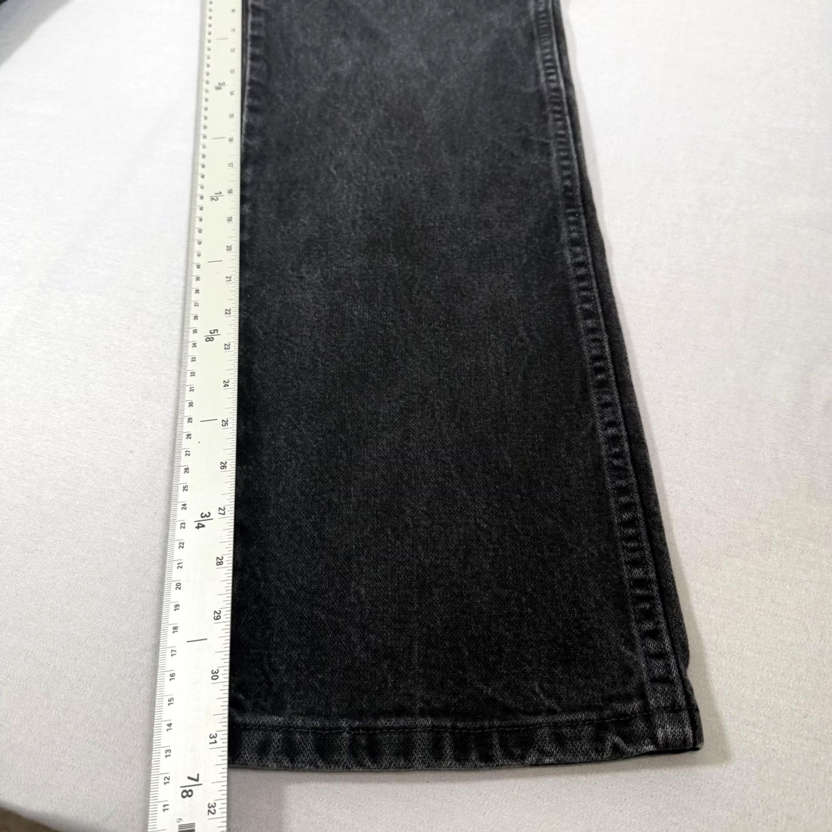 Wrangler Wrangler Jeans Men 34x30 Black 13MWZ Straight Fit Denim Pants Western Cowboy Cut Cotton Regular Front Pockets Mens Size US 34 / EU 50 - 5 Thumbnail