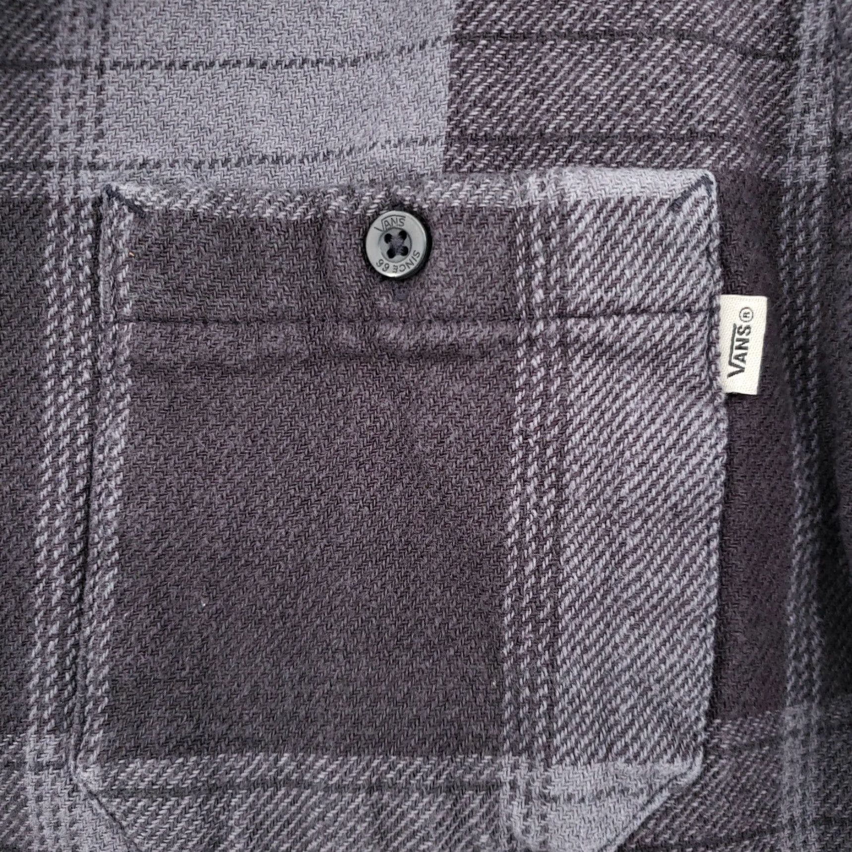 Vans VANS Button-Up Shirt Mens S Small Brown Flannel Plaid Collared Long Sleeves Size US S / EU 44-46 / 1 - 5 Thumbnail