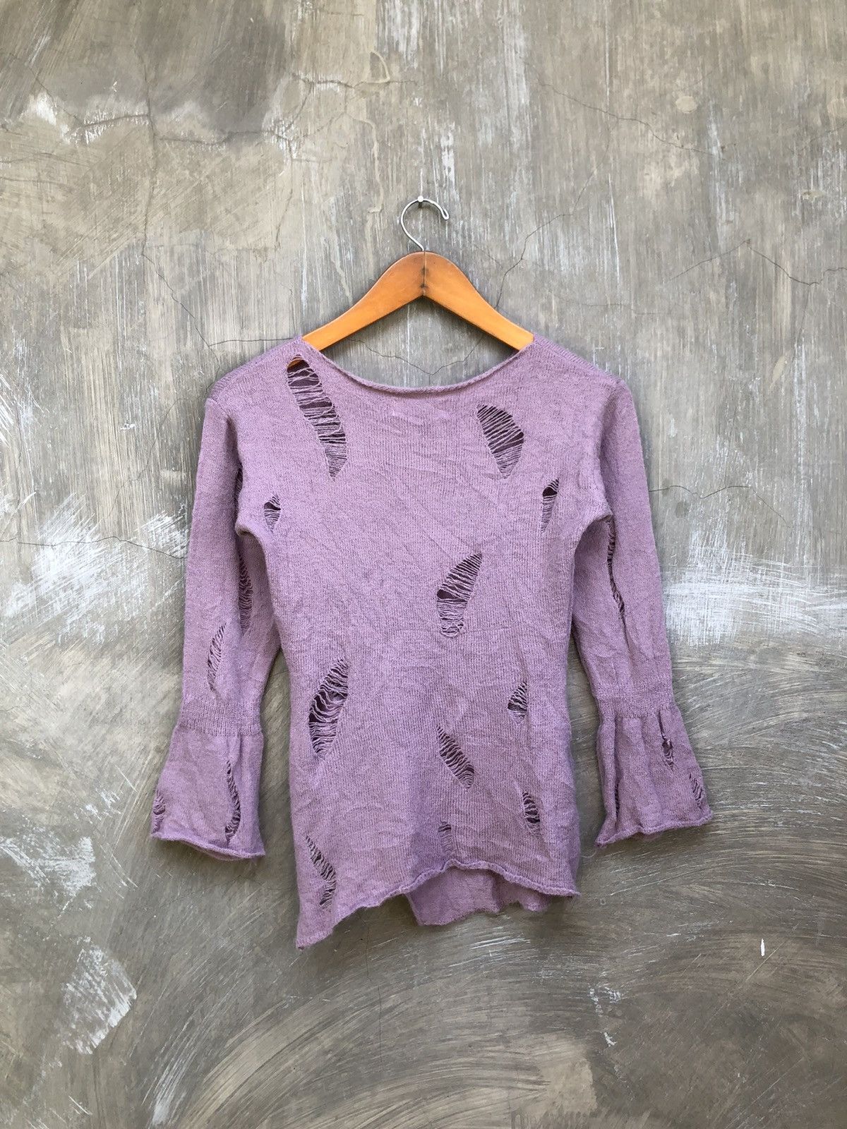If Six Was Nine Betty Boop Distressed Asymmetrical Knit Size M / US 6-8 / IT 42-44 - 11 Thumbnail