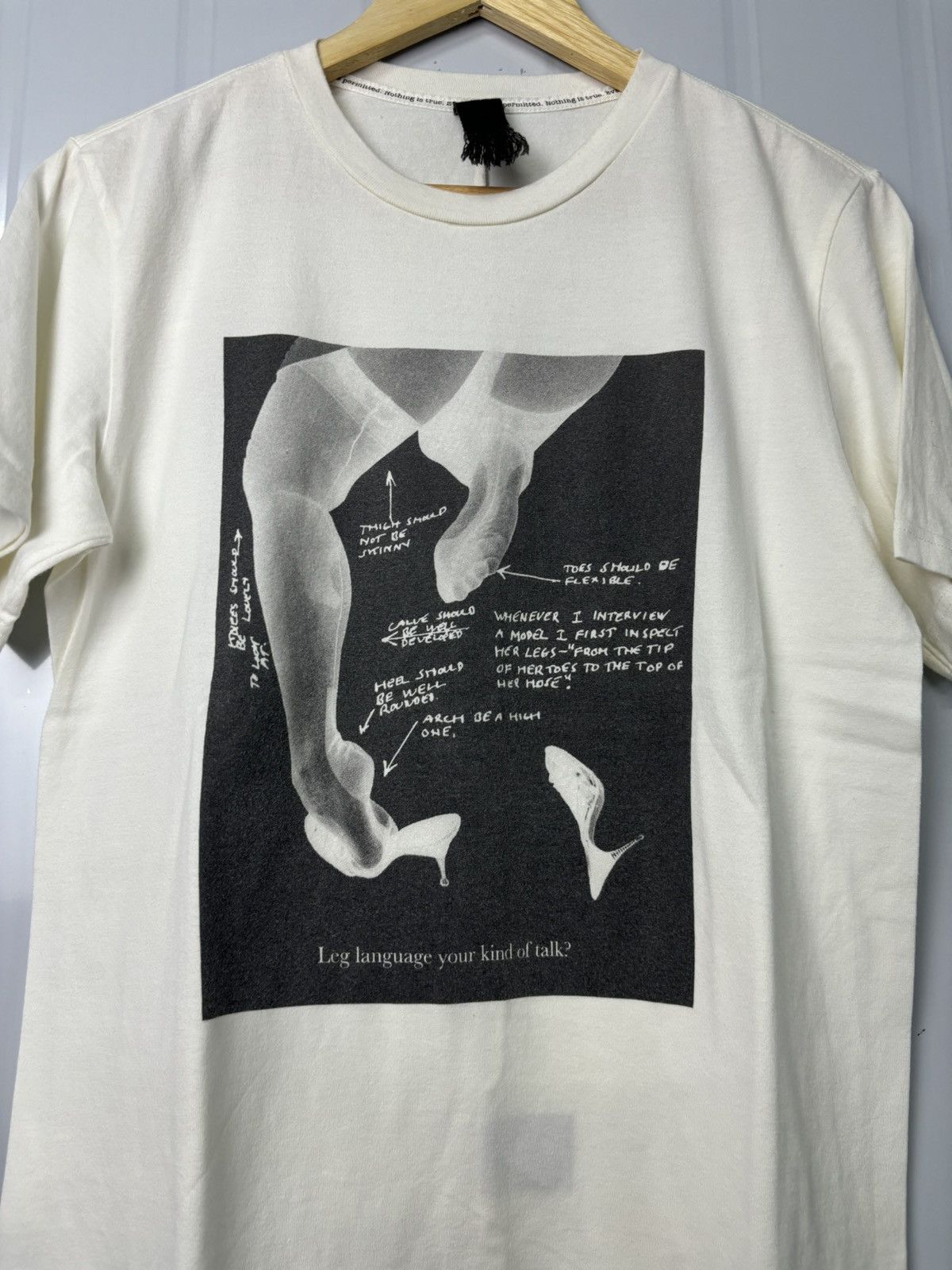 Vintage RARE! Vintage 90’s Phototee Leg Parody Size US M / EU 48-50 / 2 - 3 Thumbnail