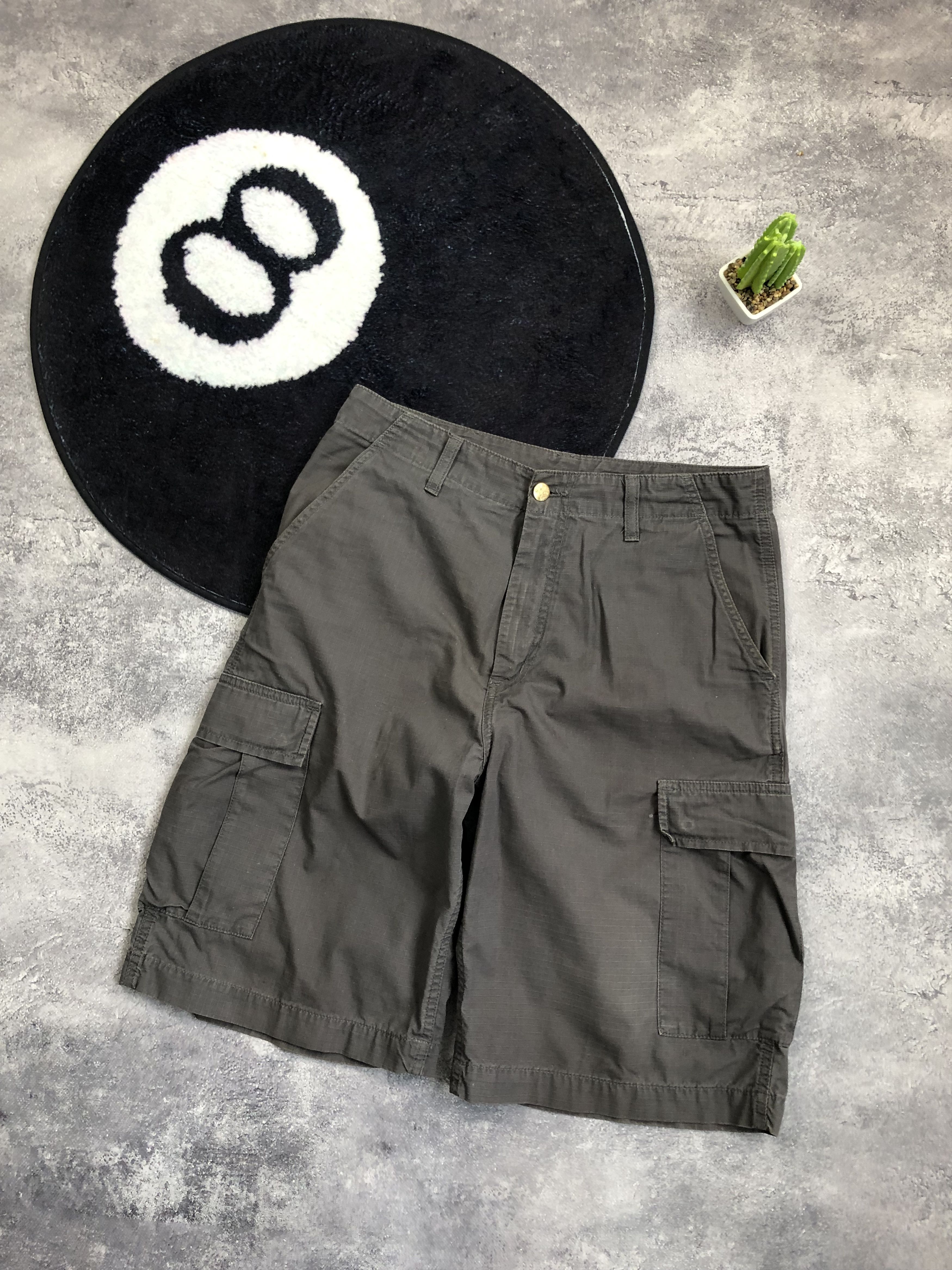 Carhartt CARHARTT Vintage Mini Logo Cargo Shorts Streetwear Workwear Size US 29 - 2 Thumbnail