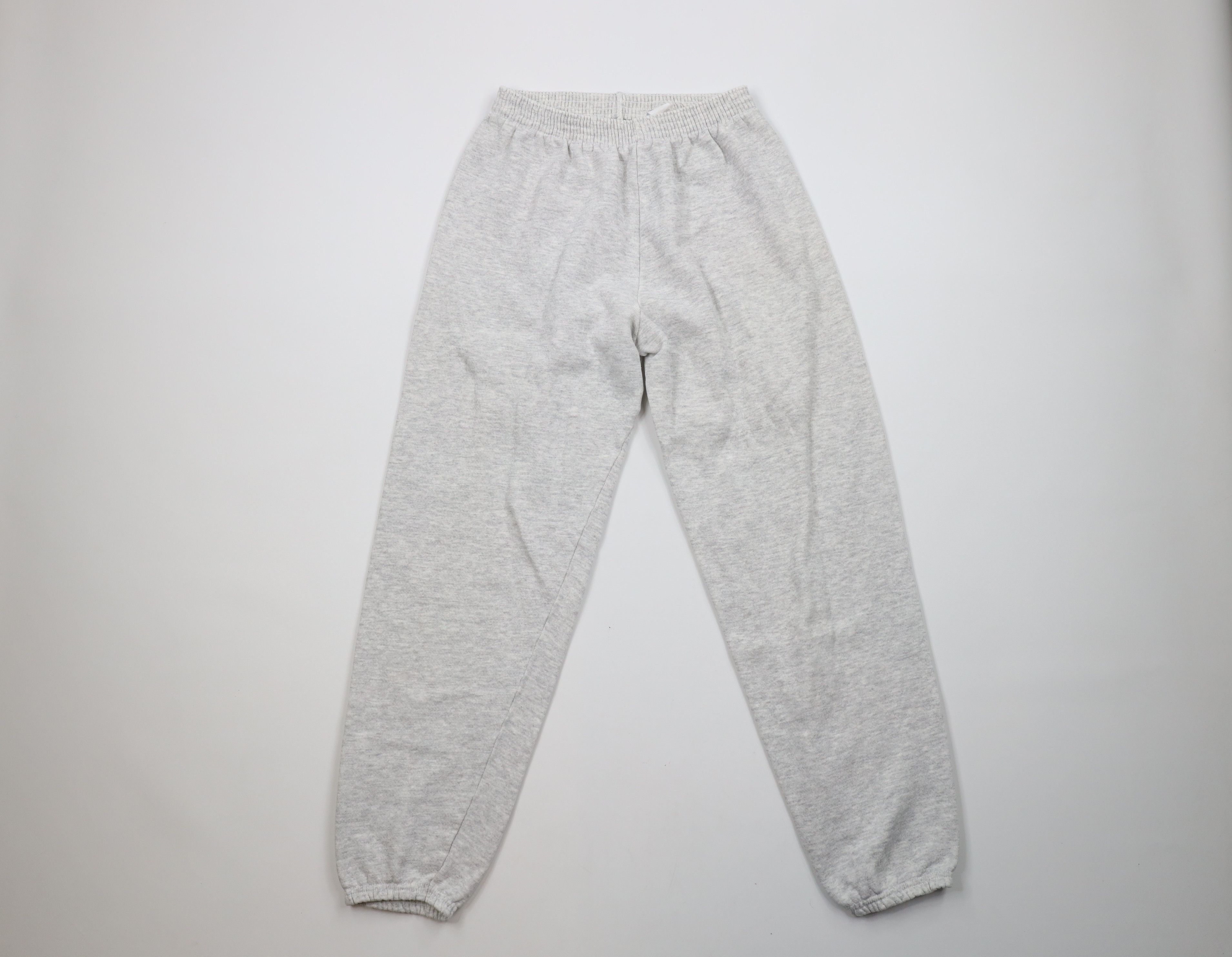 Vintage Vintage 90s Streetwear Cuffed Sweatpants Joggers Gray USA Size US 34 / EU 50 - 1 Thumbnail