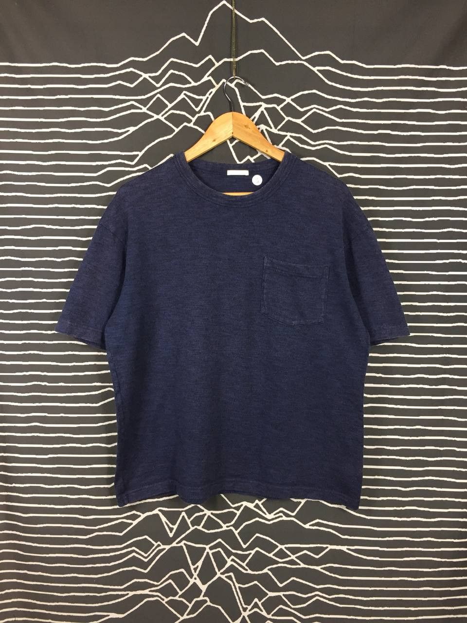 GU × Japanese Brand GU Crew Neck Plain Essential Pocket Tee Size US L / EU 52-54 / 3 - 1 Thumbnail