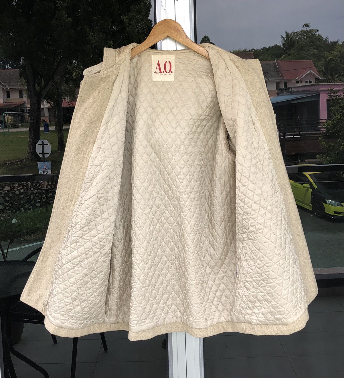 Japanese Brand Vintage A.O. Atsuki Onishi Wool Duffer Hoodie Jacket Size US M / EU 48-50 / 2 - 11 Thumbnail