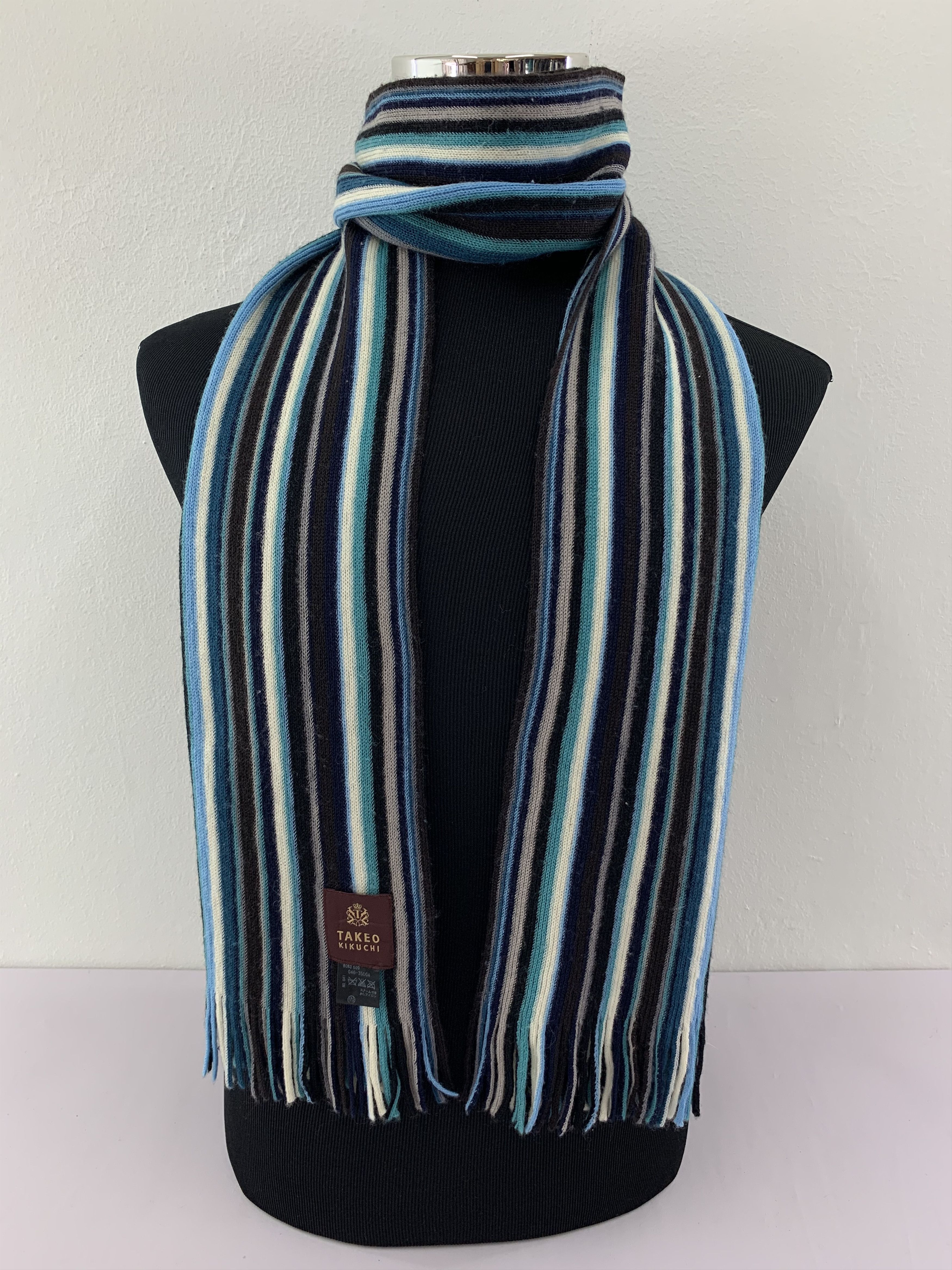Takeo Kikuchi Takeo Kikuchi Scarf Wool Muffler Neck Wrap BL4019 Size ONE SIZE - 1 Thumbnail