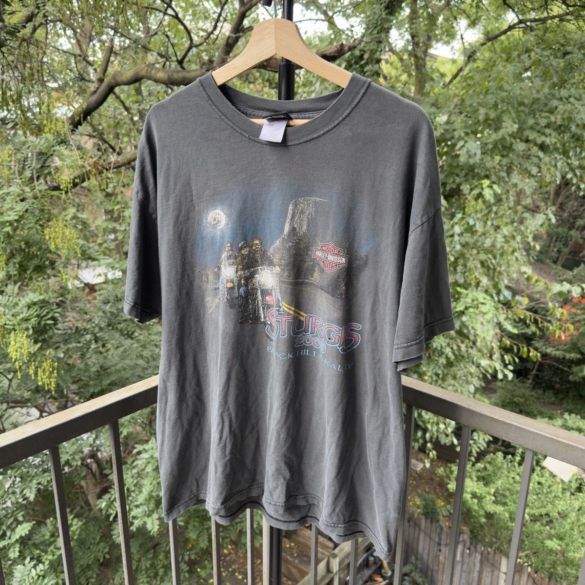 Harley Davidson Sturgis Harley Shirt Thrashed Faded Distressed ERD Grunge Size US XL / EU 56 / 4 - 1 Thumbnail