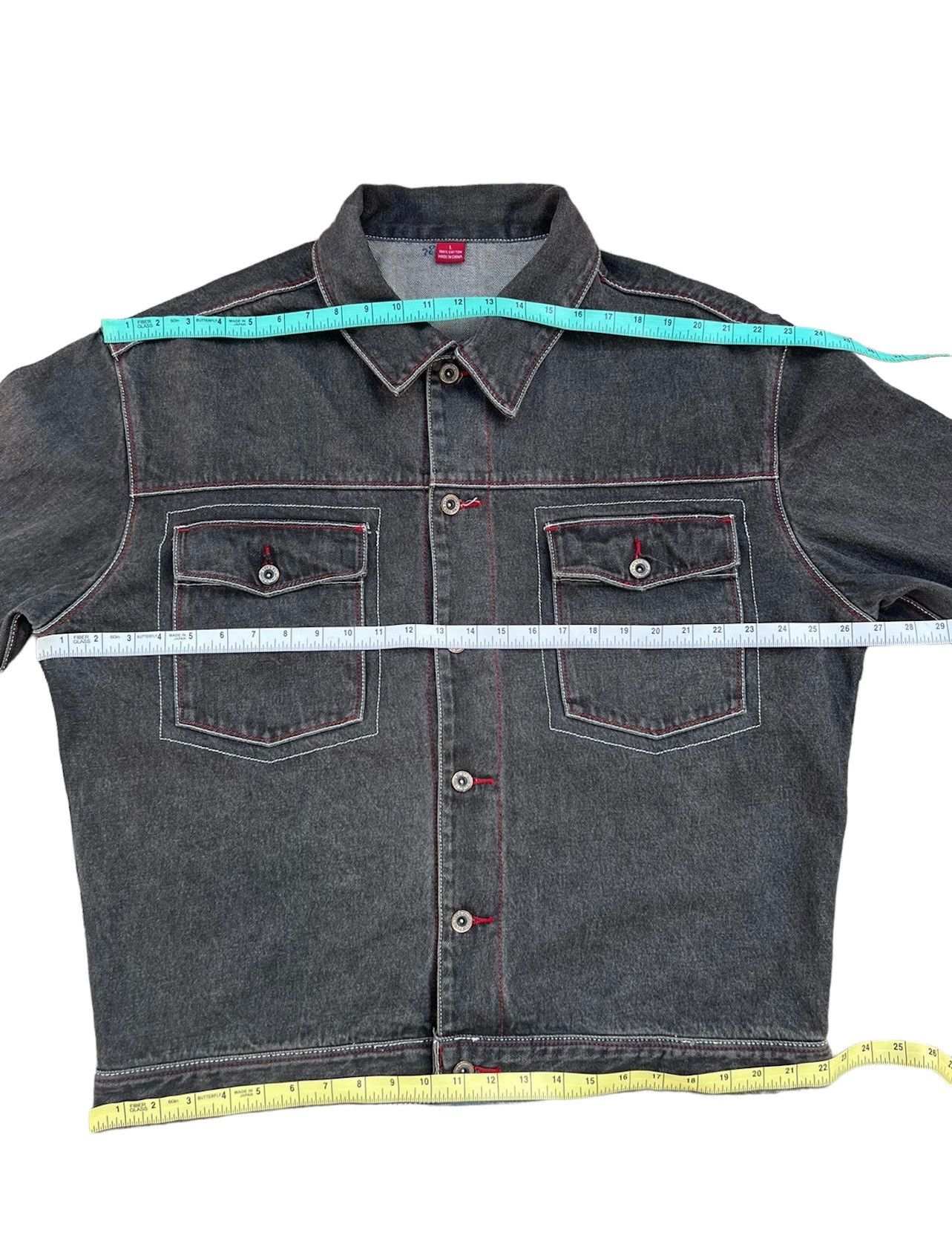 Fubu VTG Platinum Fubu RUDY Embroidery Baggy Hip Hop Denim Jacket Size US L / EU 52-54 / 3 - 4 Thumbnail