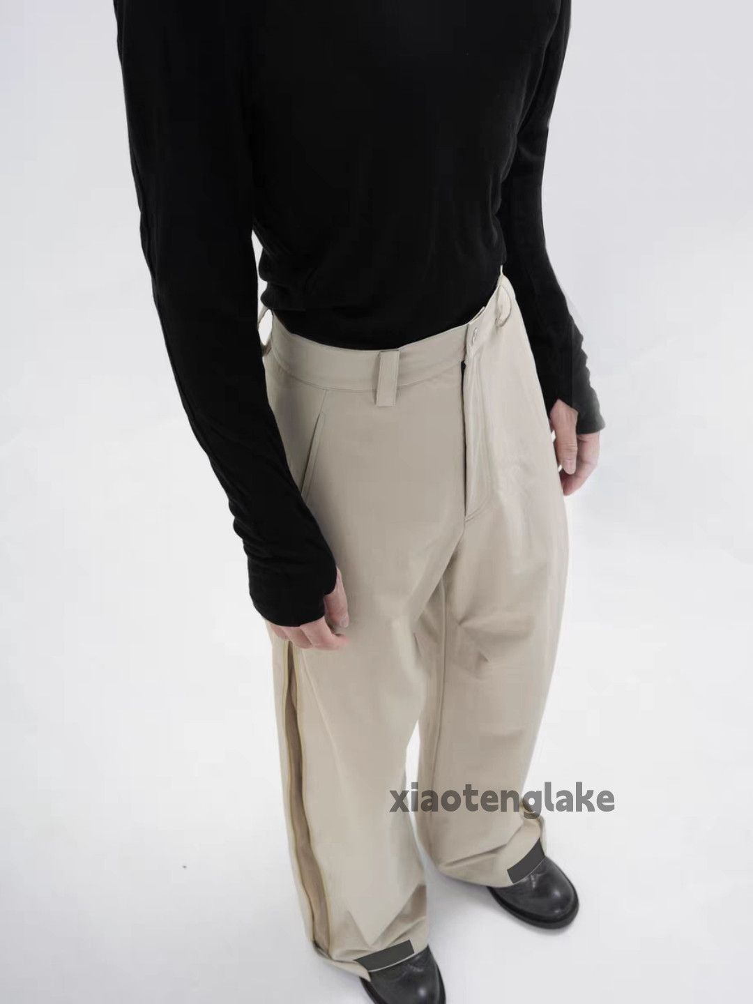 Vintage ltx vintage loose baggy wide Leg flared zipper pants Size US 30 / EU 46 - 1 Thumbnail