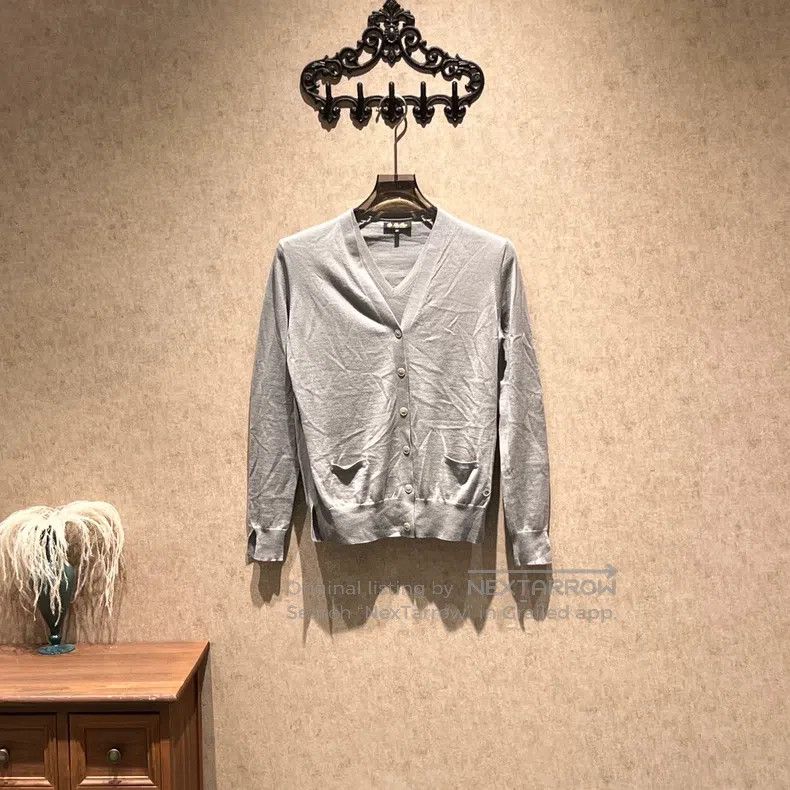 Loro Piana Loro Piana Grey Cashmere Vest Cardigan Set Size XS / US 0-2 / IT 36-38 - 1 Thumbnail