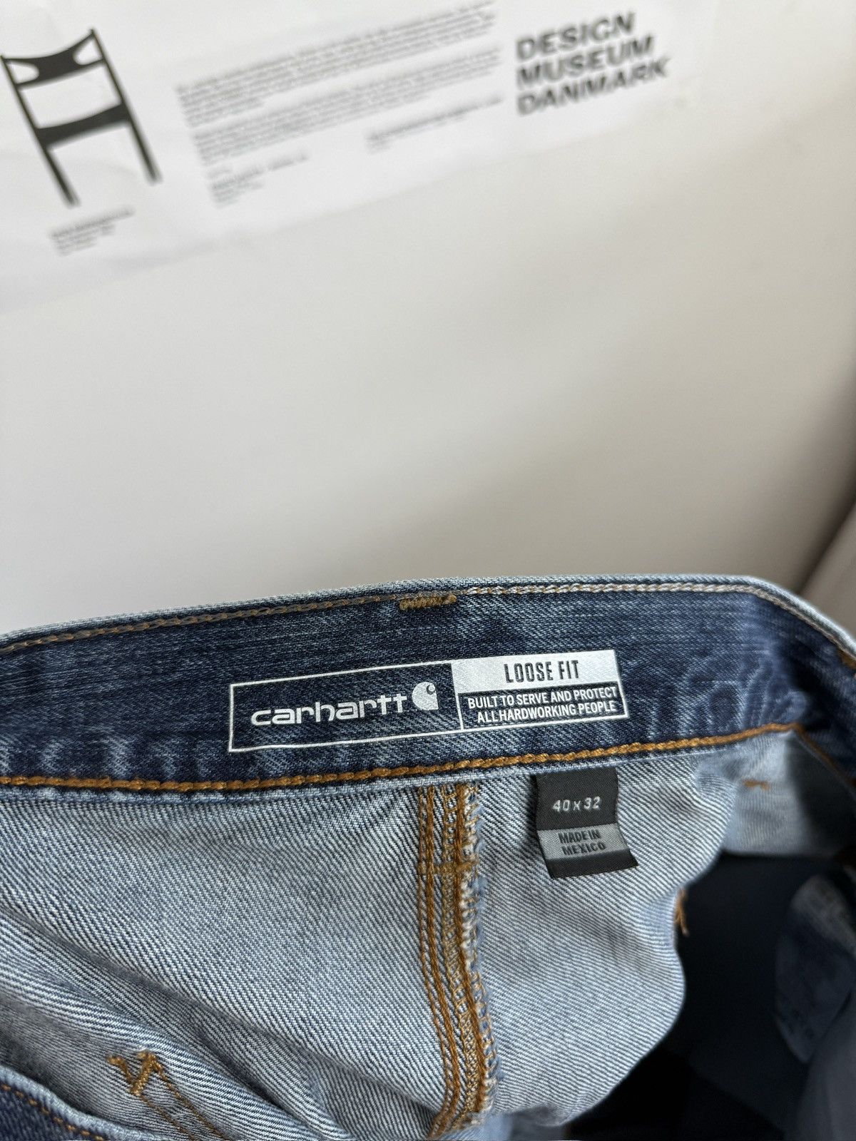 Carhartt Vintage y2k Carhartt Double knee denim pants skate workwear Size US 40 / EU 56 - 6 Thumbnail