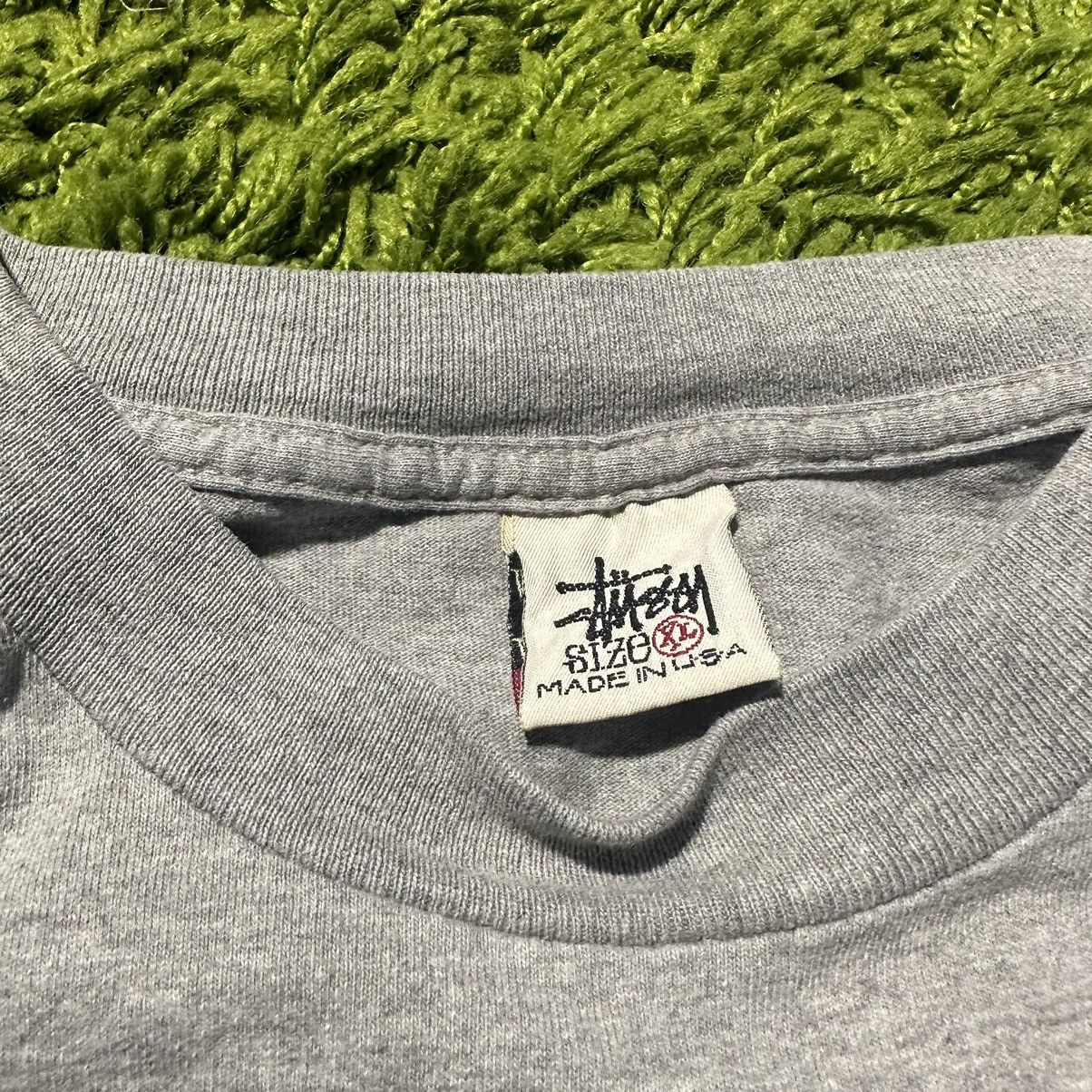 Stussy × Vintage Vintage 90s Stussy Sport “5” Tee Size US XL / EU 56 / 4 - 3 Thumbnail