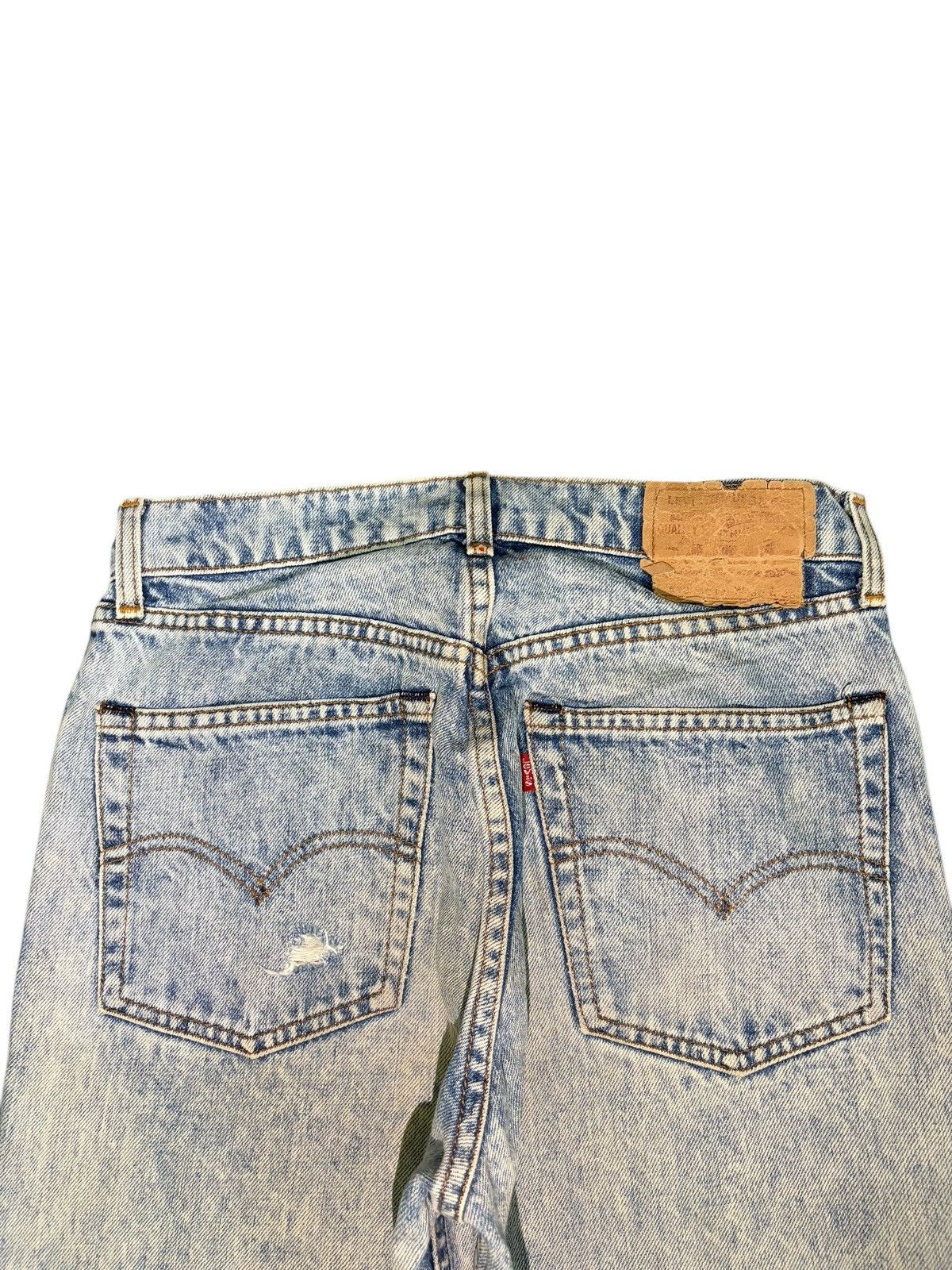 Levi's Vintage 90s Levis 503 Faded Wash Distressed Jeans Size US 27 - 4 Thumbnail
