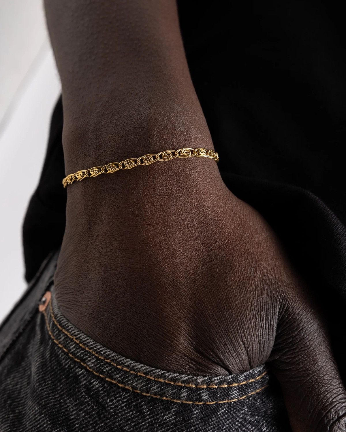 Other NUSA GOLD BRACELET 4mm Size ONE SIZE - 3 Thumbnail