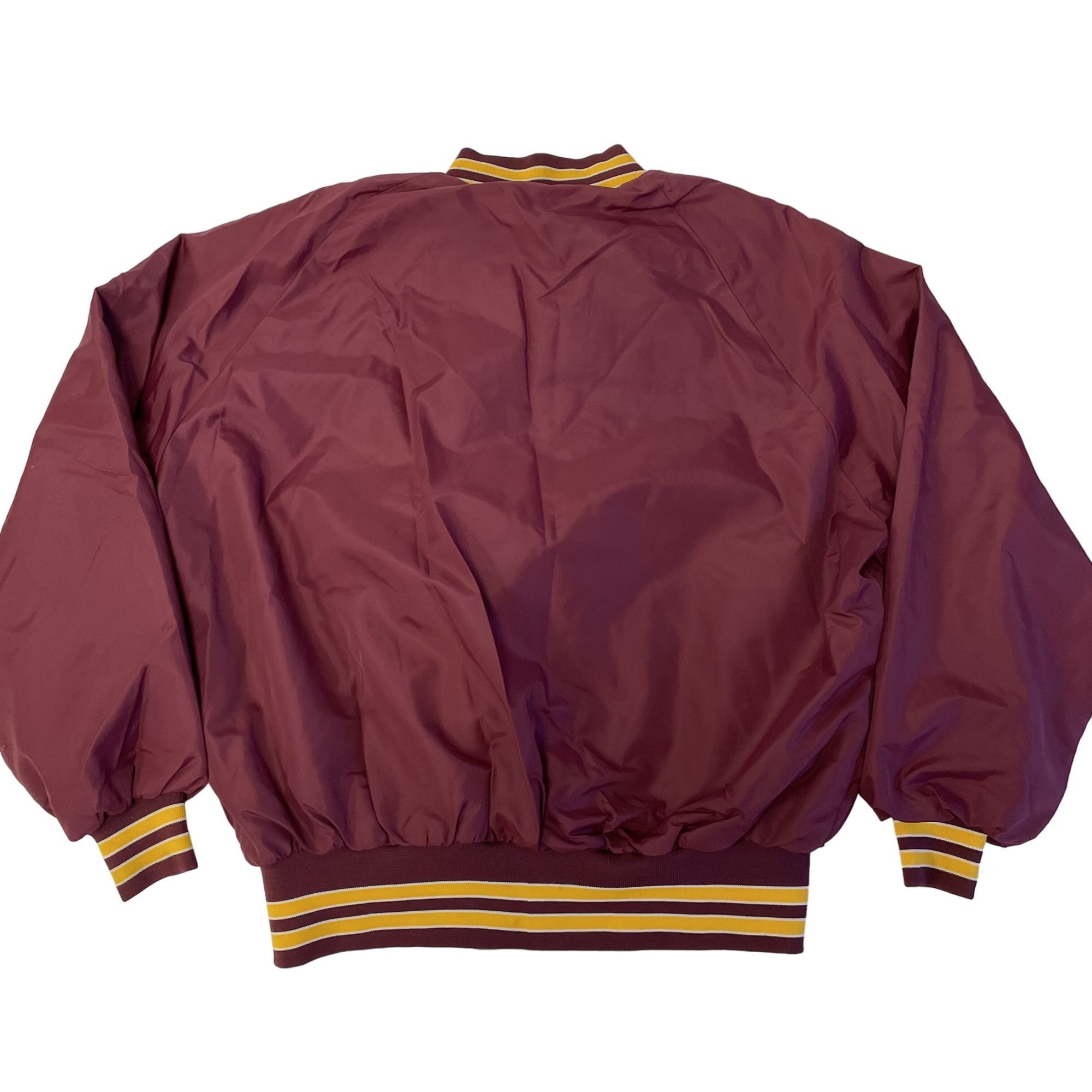 Dunbrooke Vtg Dunbrooke USA Maroon Nylon UM University Missouri jacket Size US XL / EU 56 / 4 - 4 Thumbnail