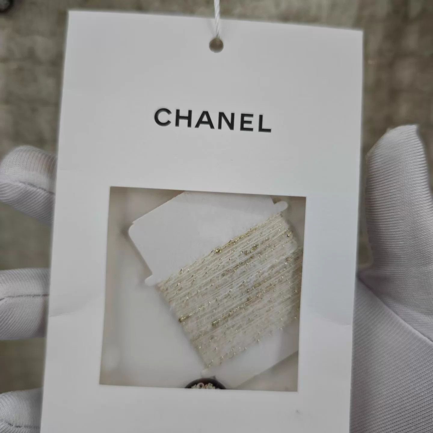 Chanel Chanel Women's Coco White Knit New Skirt 38 Size 27" / US 4 / IT 40 - 8 Thumbnail