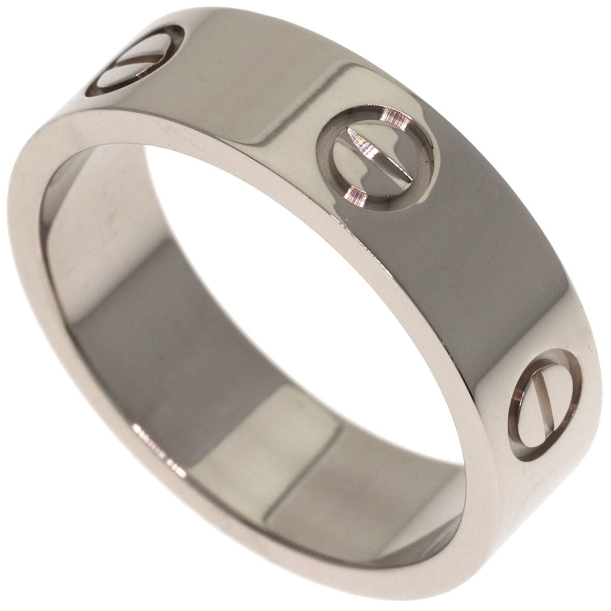 Cartier Cartier Love Ring #57, 18K White Gold, Women's Ring, CARTIER Size ONE SIZE - 1 Thumbnail