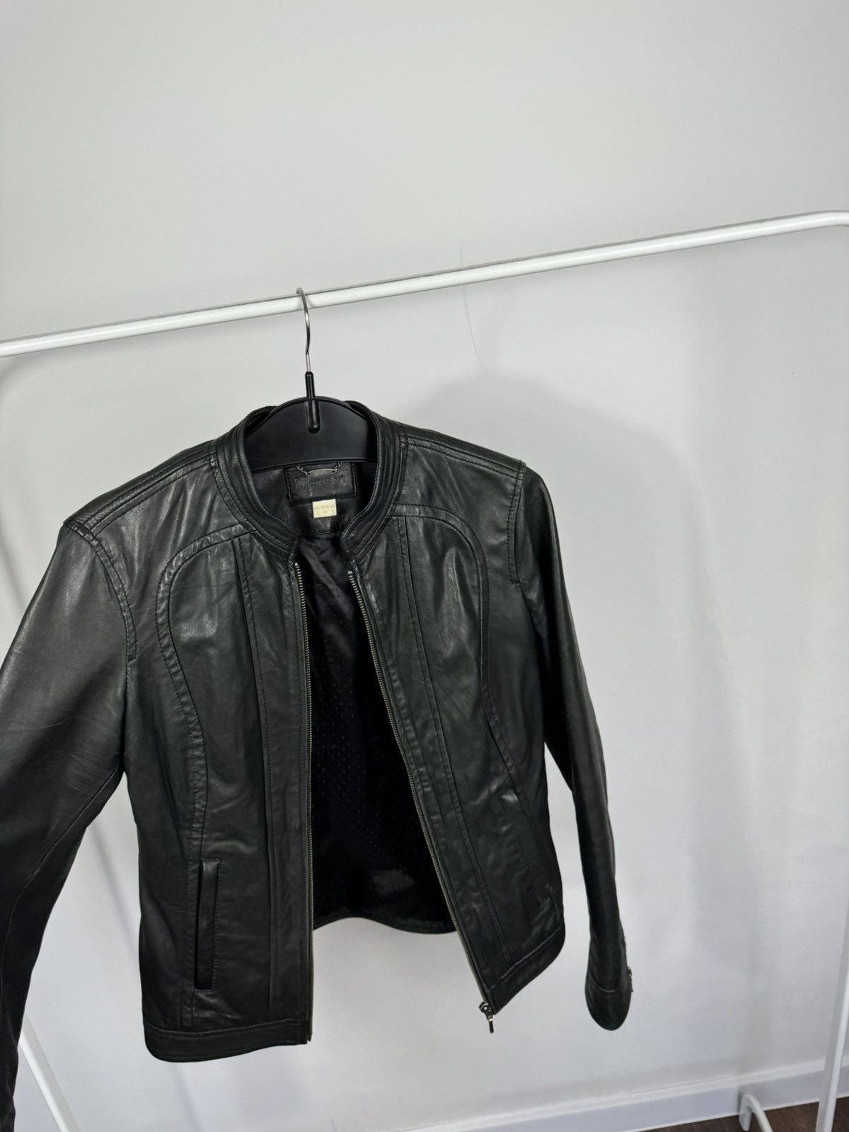 Other Monsoon Women’s Black Leather Biker Jacket Slim Fit Moto S Size S / US 4 / IT 40 - 10 Thumbnail