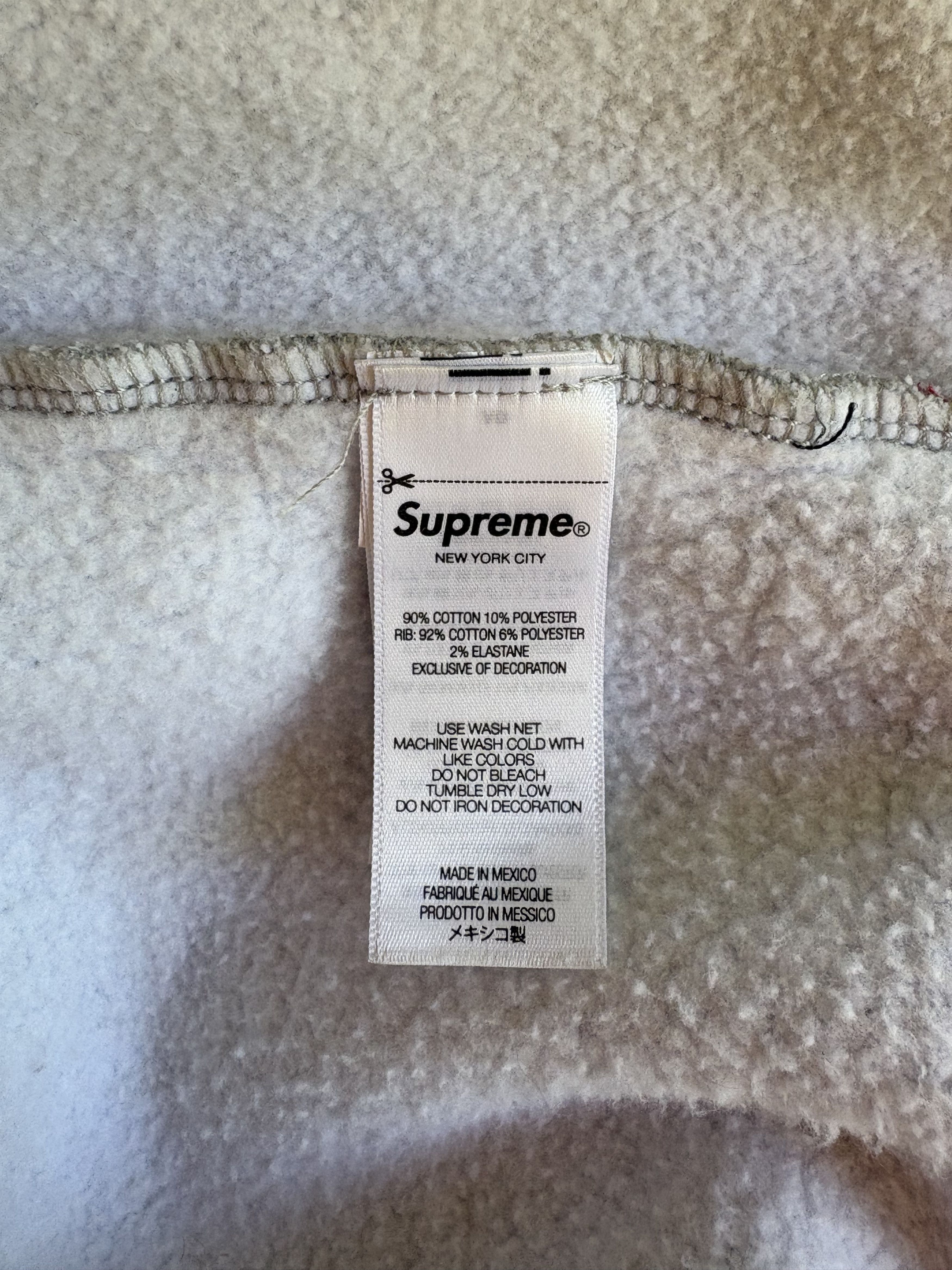 Supreme Supreme FW25 Gray Full-Zip Boxy Logo Hoodie Size US M / EU 48-50 / 2 - 5 Thumbnail