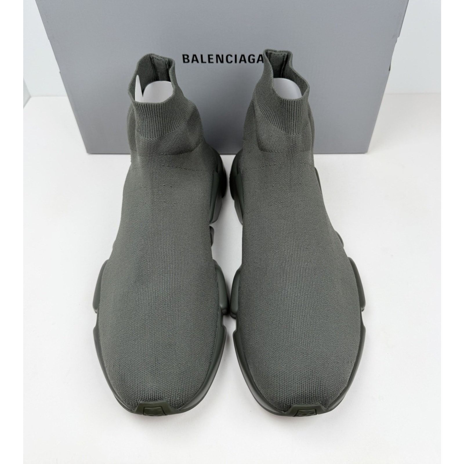 Balenciaga Size 46EU/13US - Balenciaga Speed Olive NEW Size US 13 / EU 46 - 3 Thumbnail