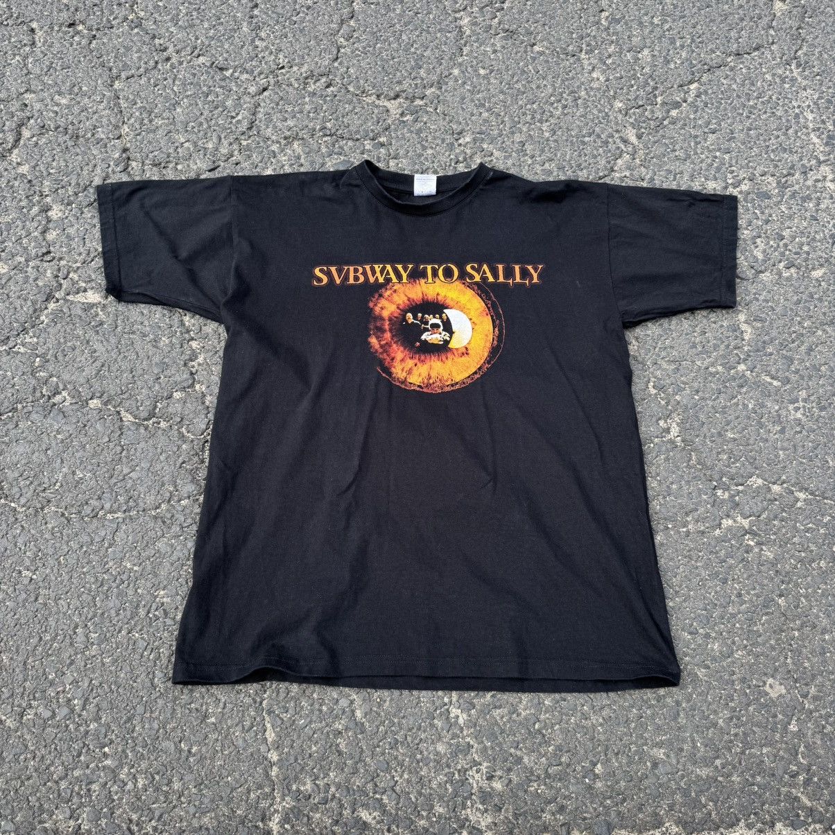 Band Tees 2007 Subway to Sally Bastard Tee German Thrash Metal Band Size US L / EU 52-54 / 3 - 5 Thumbnail
