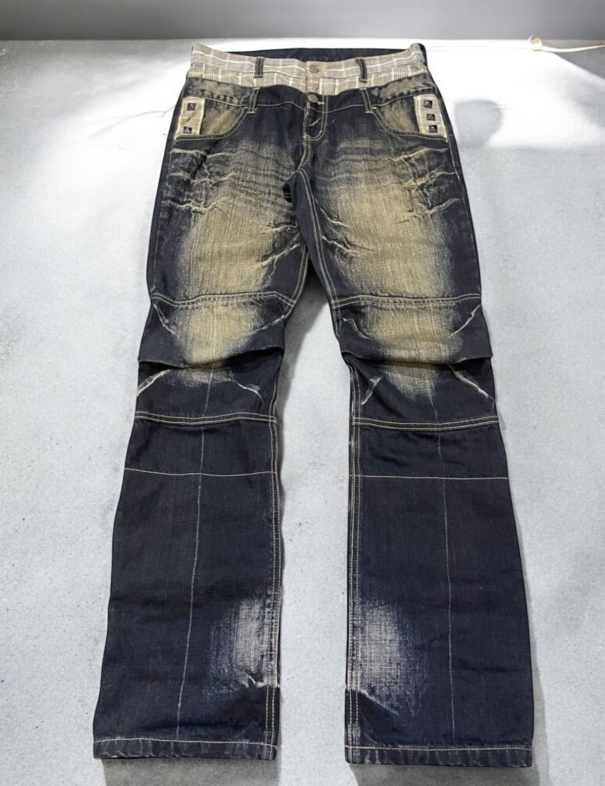 Hysteric Glamour PPFM Japan Booze , Pills & Powders Double Waist Loose Jeans Size US 32 / EU 48 - 1 Thumbnail