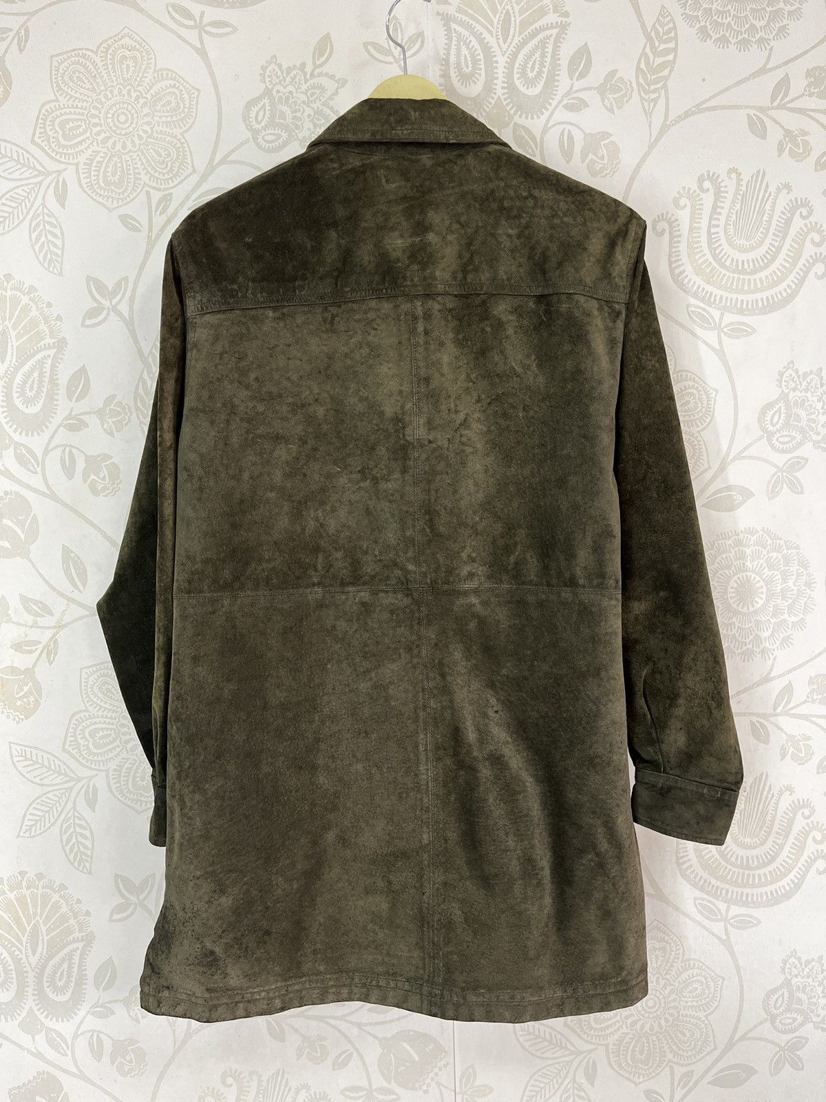 Ralph Lauren Vintage Ralph Lauren Sick Suede Green Light Jacket Size US M / EU 48-50 / 2 - 4 Thumbnail