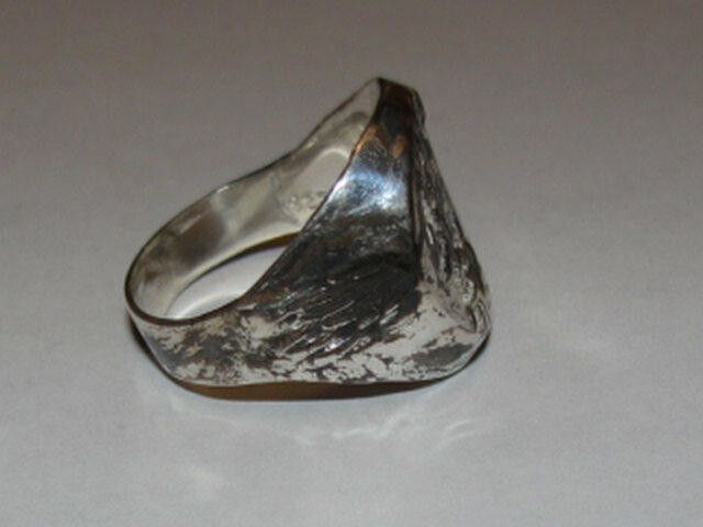 Designer Sterling American Airline Junior Pilot Ring Alberto Juan Size ONE SIZE - 2 Thumbnail