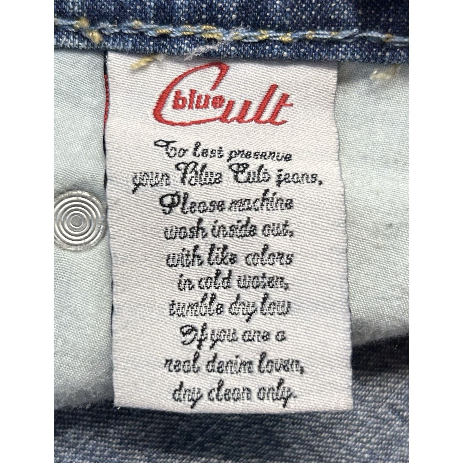 Other Women's Blue Cult Original Buttlifter Jean Shorts Sz 30 Size 30" / US 8 / IT 44 - 5 Thumbnail