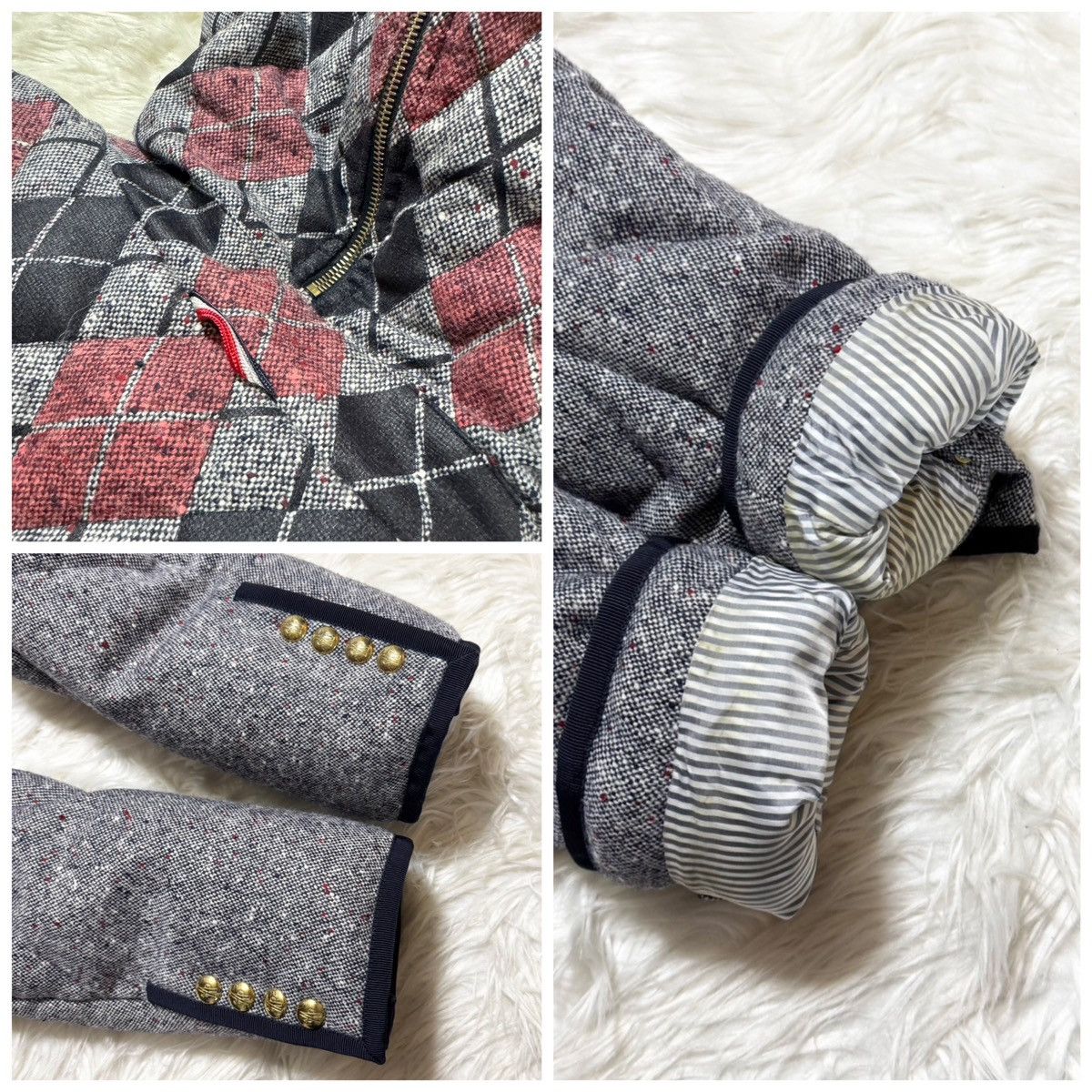 Moncler Gamme Bleu Moncler Gamme Bleu Lamb Fur Hooded Down Jacket Size US M / EU 48-50 / 2 - 17 Thumbnail
