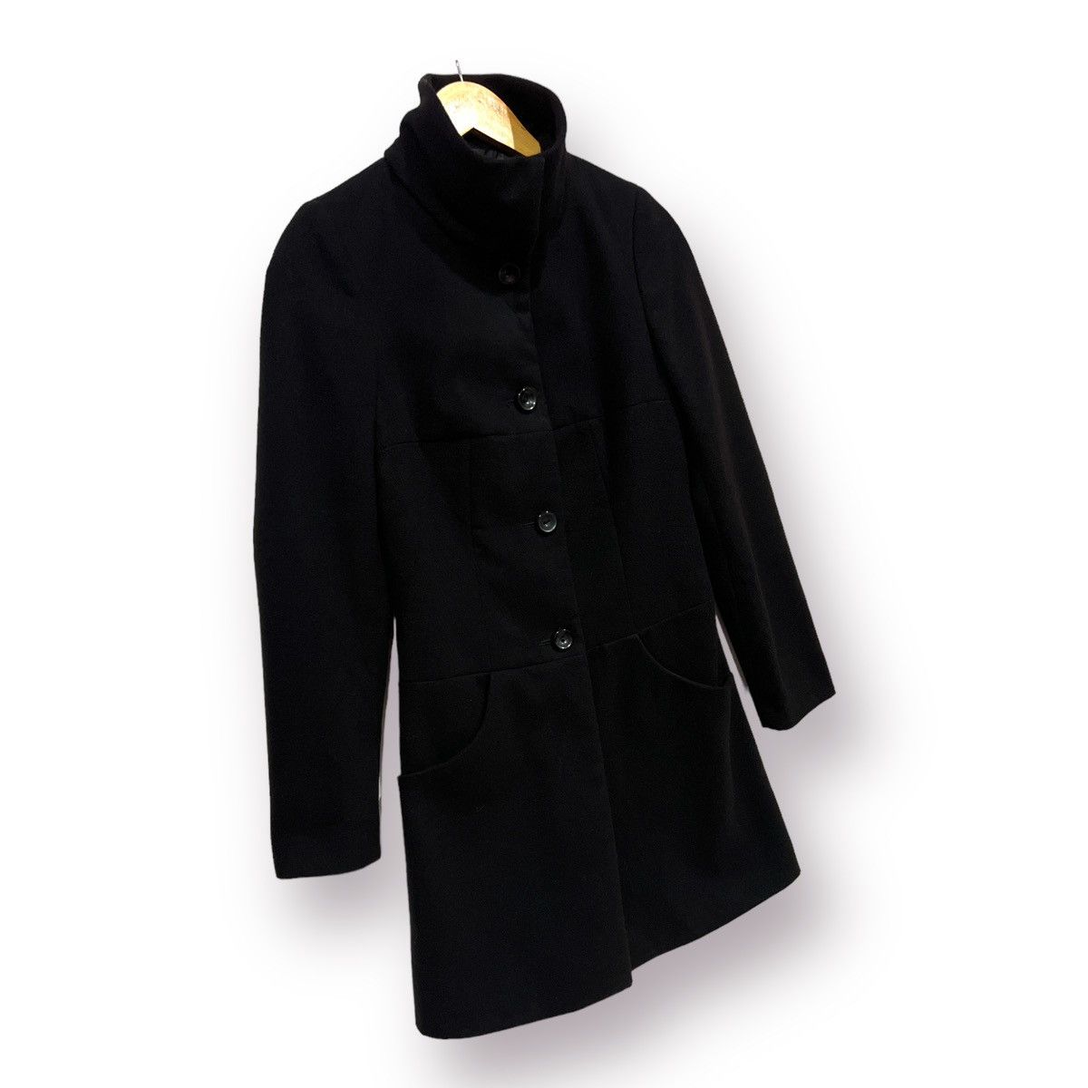 Grailed Style Benetton by UCB italian wool long jacket Size XS / US 0-2 / IT 36-38 - 3 Thumbnail