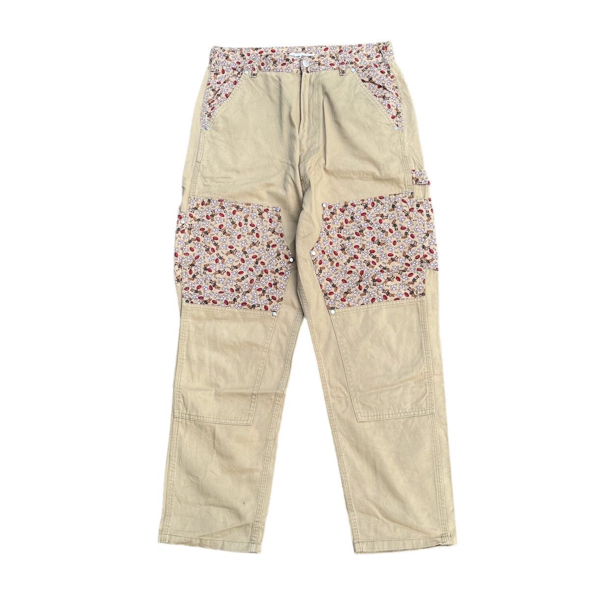 Ne-net by Issey Miyake Carpenter Flowers Double Knee Pants