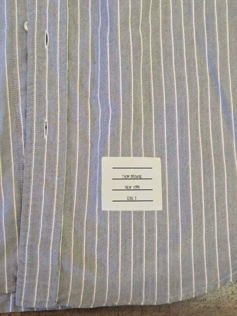 Thom Browne Thom Browne Shirts are blue Size US L / EU 52-54 / 3 - 2 Thumbnail