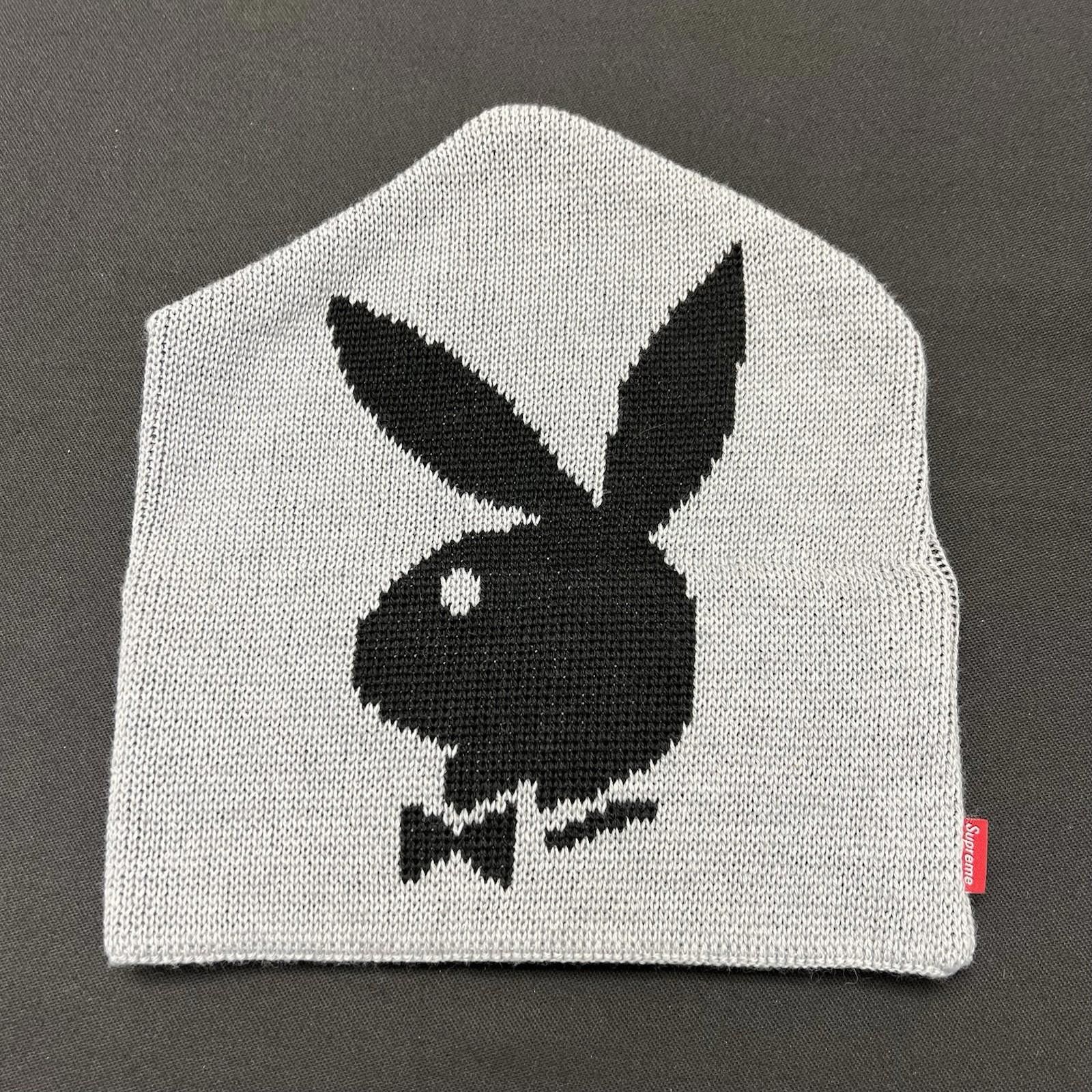 Supreme 2011 SS11 Deadstock Supreme x Playboy Knit Beanie Grey Size ONE SIZE - 1 Thumbnail
