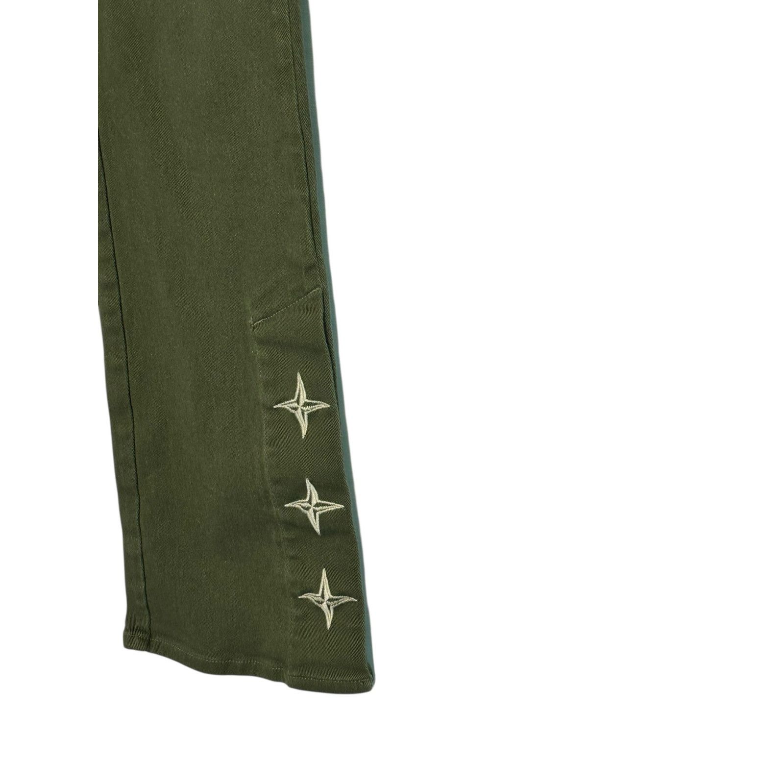EPTM. EPTM Lumi green flare jeans size Large Size US 34 / EU 50 - 9 Thumbnail