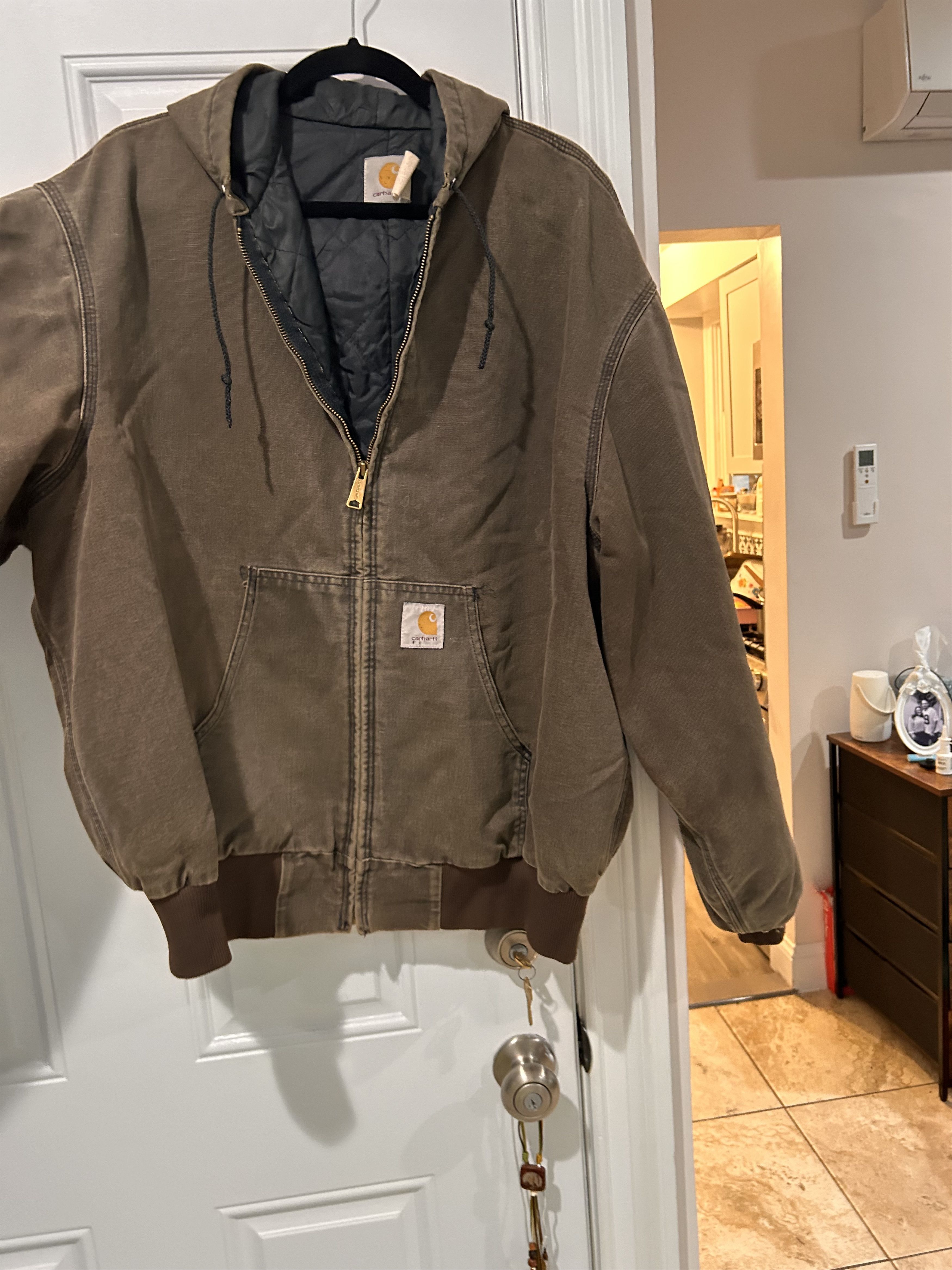 Image of Vintage Carhartt Jacket in Brown, Men's (Size 2XL)